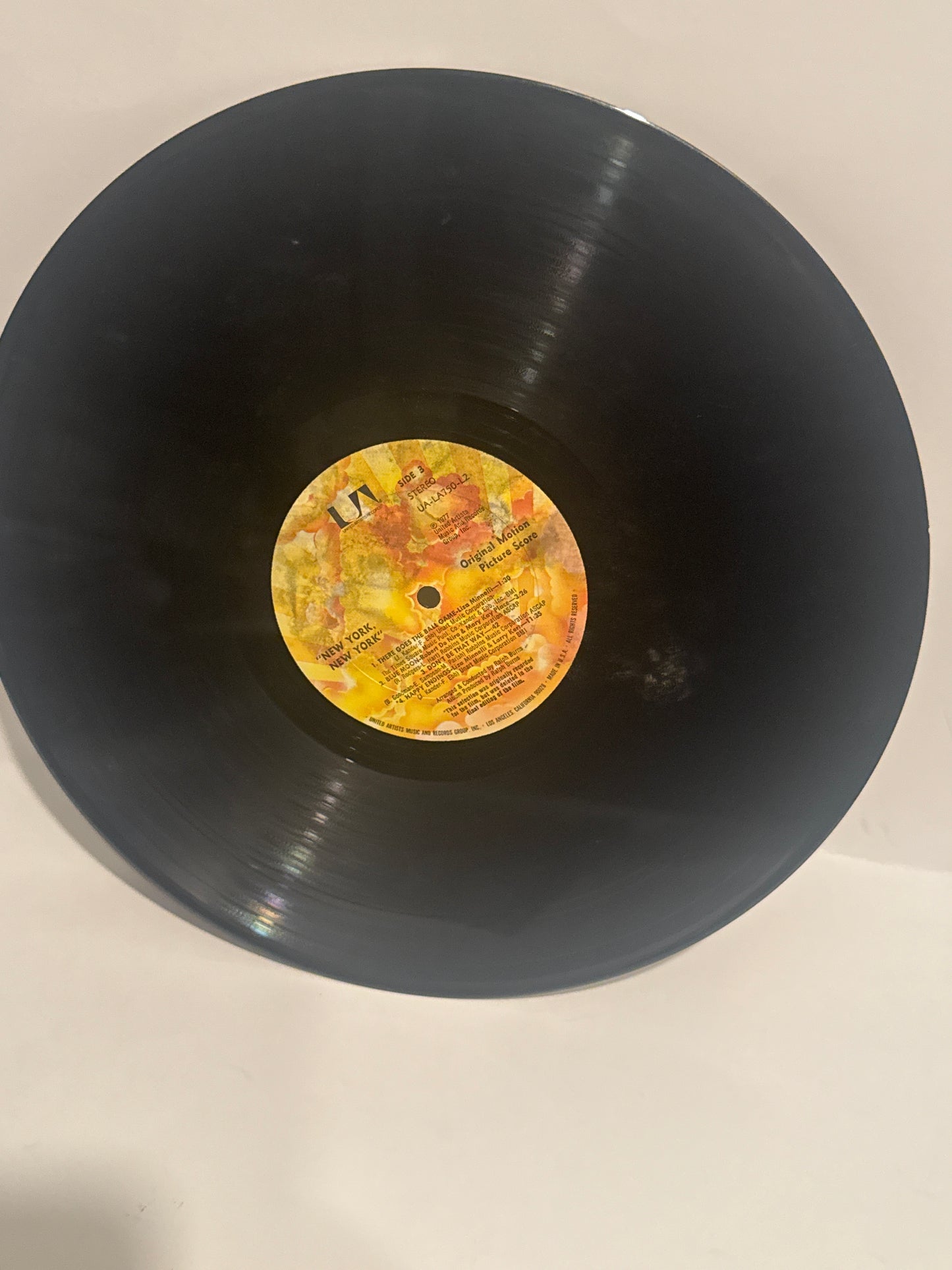 New York, New York Soundtrack LP – Liza Minnelli & Robert De Niro Vinyl