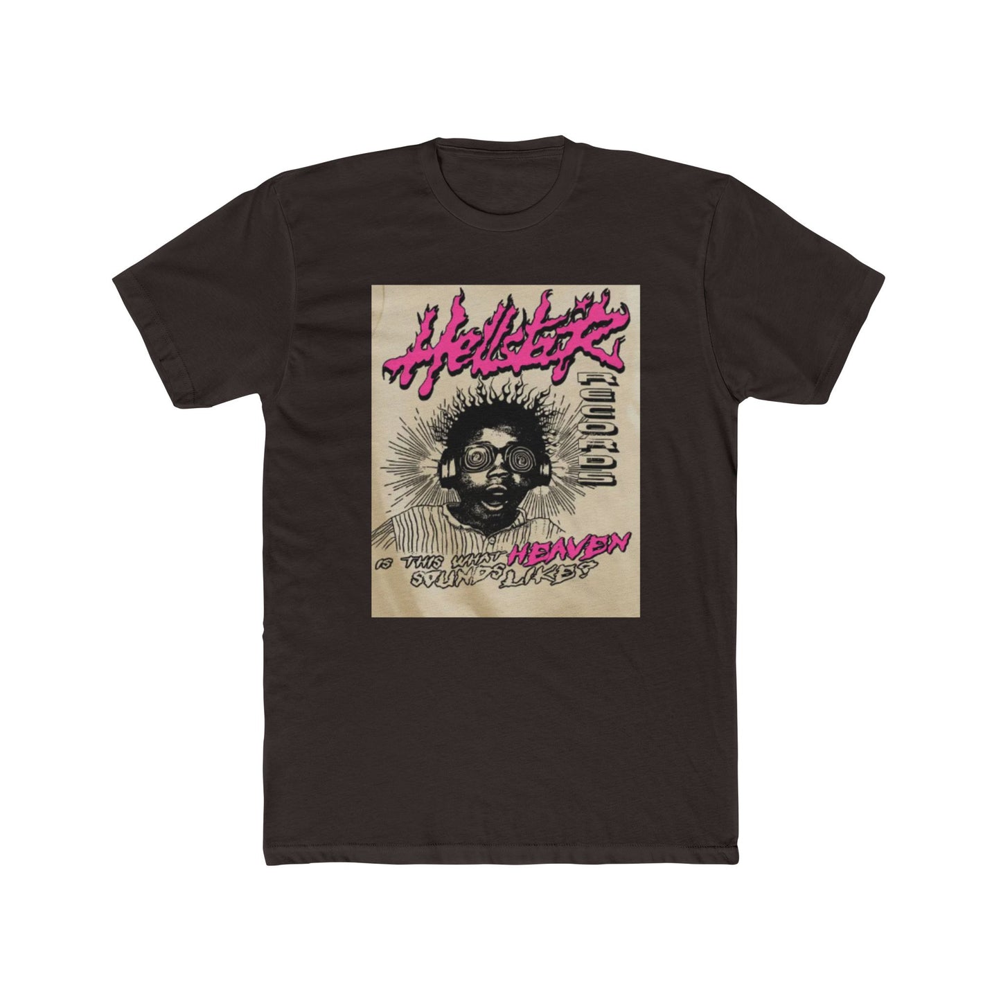 Unisex Cotton Crew Tee - 'Hellsetter: Music in Heaven' Graphic T-Shirt