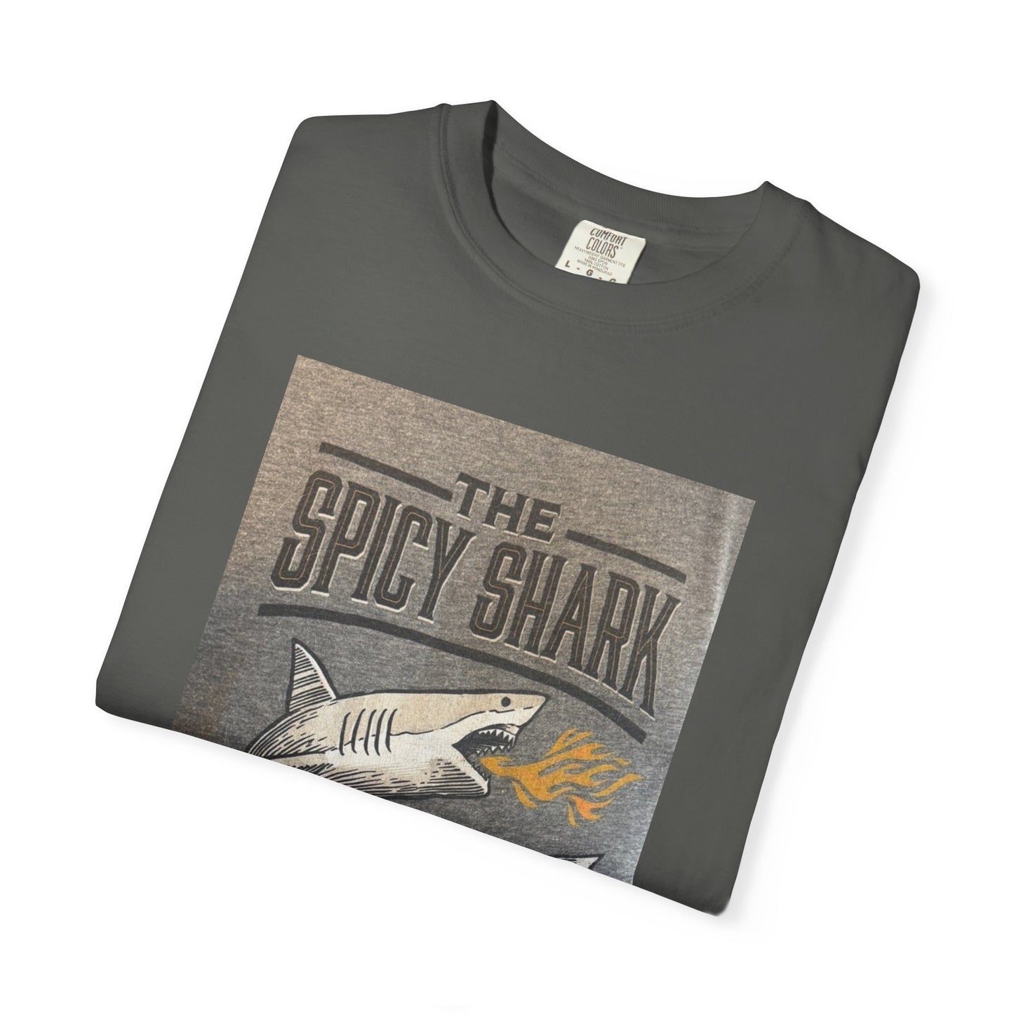 Spicy Shark Unisex T-Shirt | Relaxed Fit, Beachwear & BBQ Gift Idea