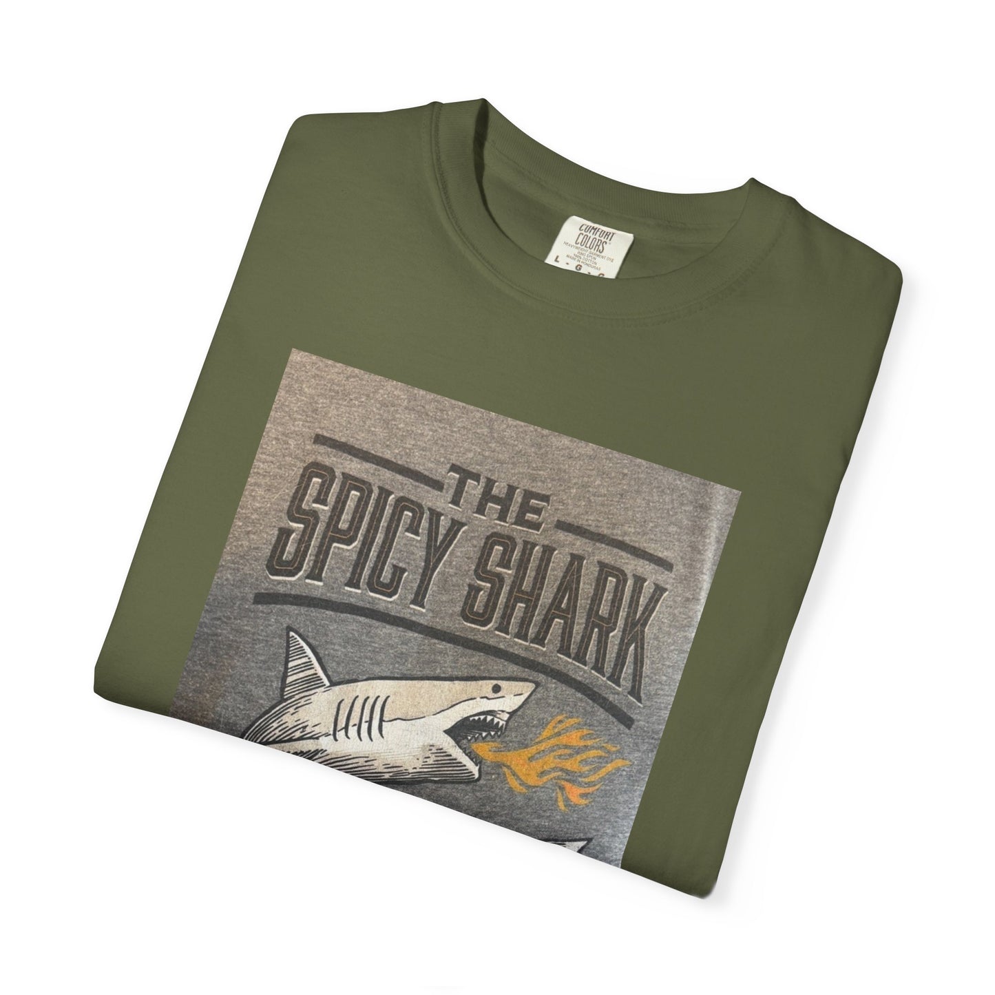 Spicy Shark Unisex T-Shirt | Relaxed Fit, Beachwear & BBQ Gift Idea