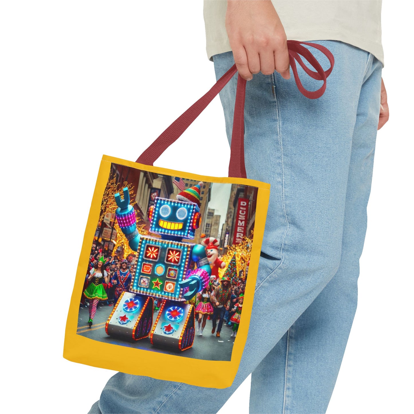 Philly Tote Bag - Mummers Strutting Down Broad St Design
