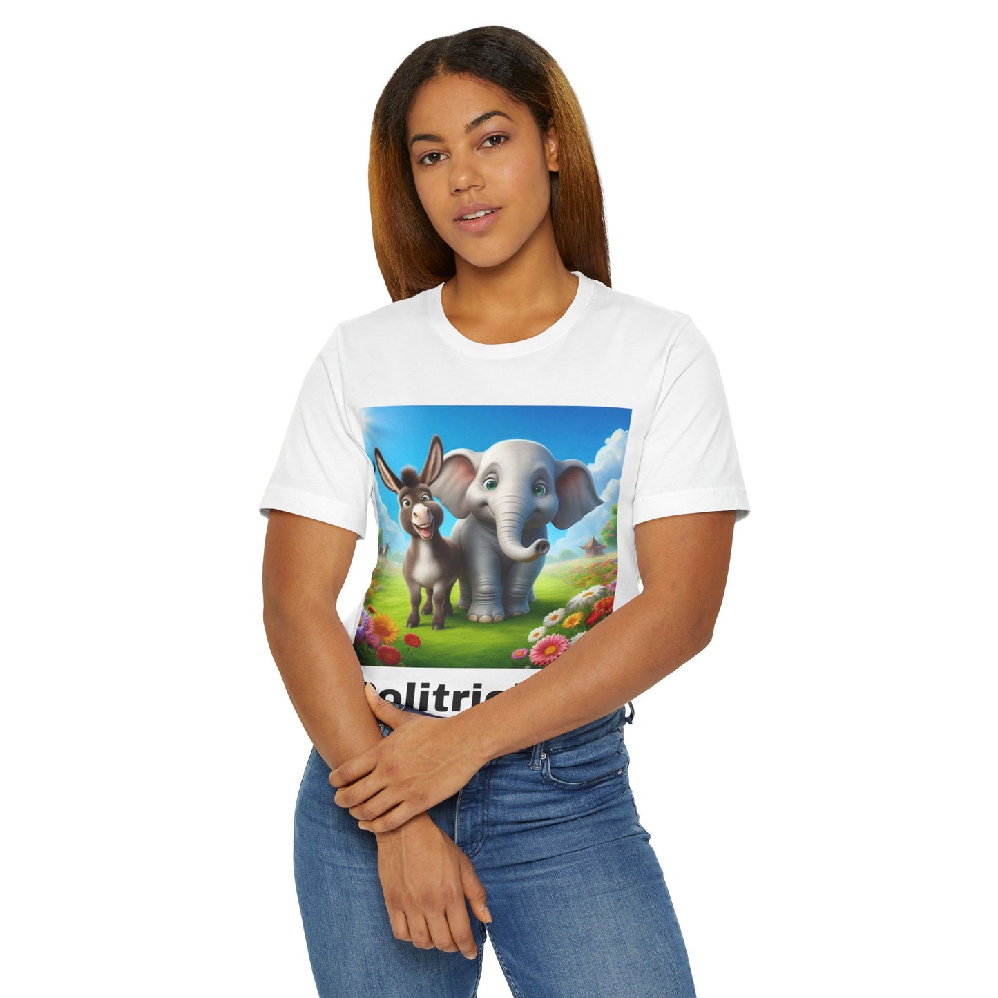 "Politricks" Funny Animal T-Shirt – Unisex Tee That Challenges Beliefs