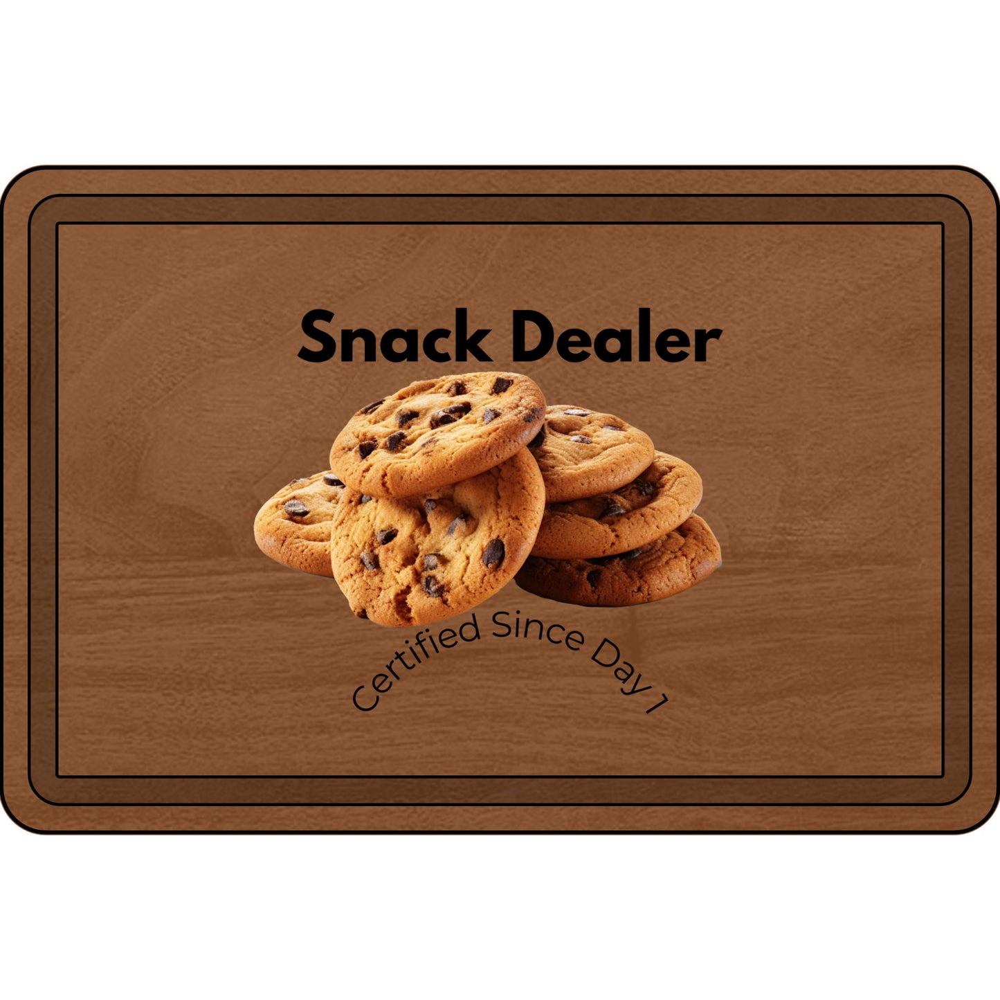 Snack Dealer Engraved Cutting Board – Cookie Gift