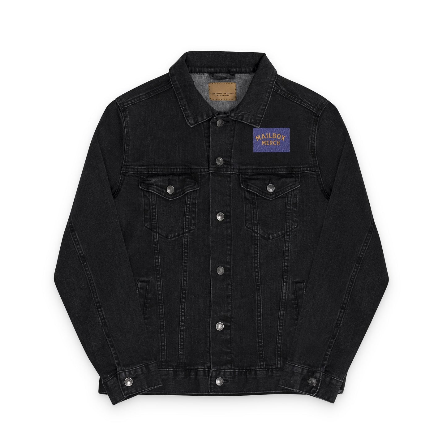 Bold Embroidered Denim Jacket – Unique, Stylish & Unisex
