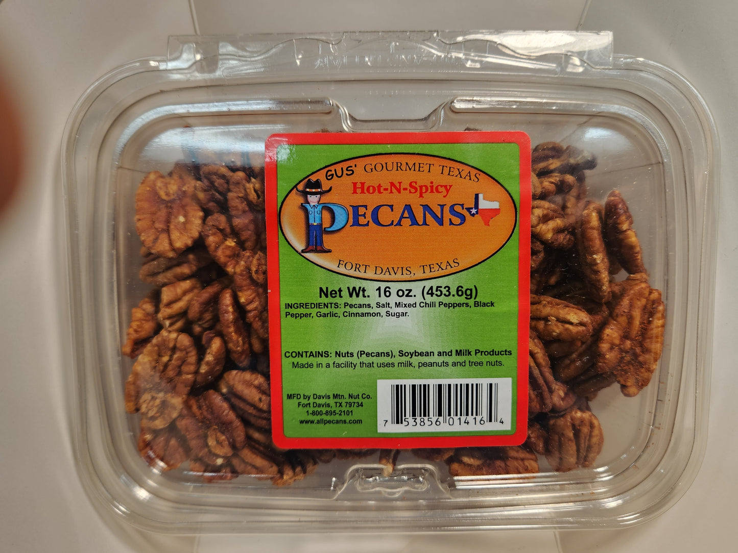 1 lb. Hot-N-Spicy Pecans