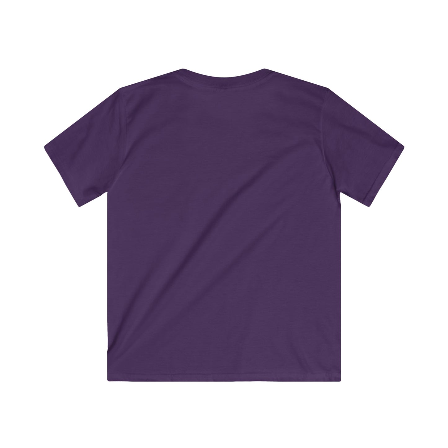 Adventure Awaits Kids Softstyle Tee with Mountain and Hot Air Balloon Design