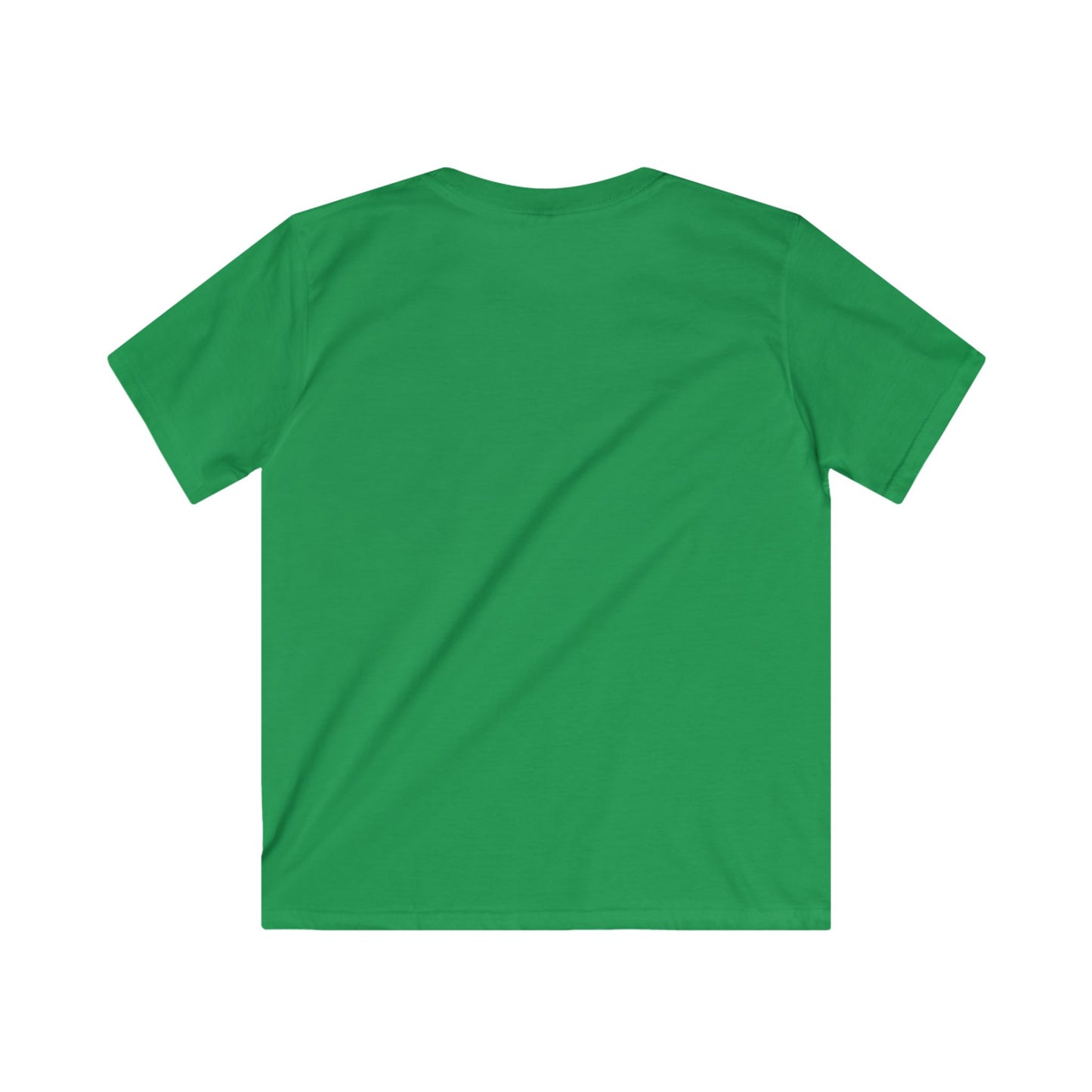 Adventure Awaits Kids Softstyle Tee with Mountain and Hot Air Balloon Design