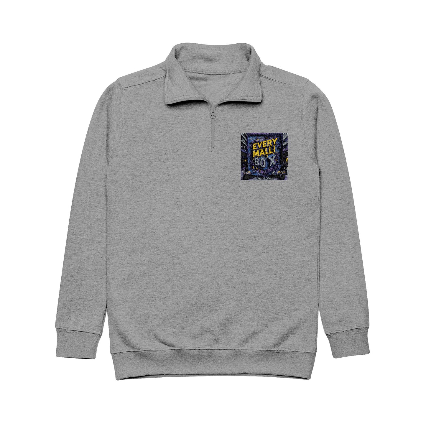 Every Mail Box Embroidered Unisex Fleece Pullover - Cozy & Stylish