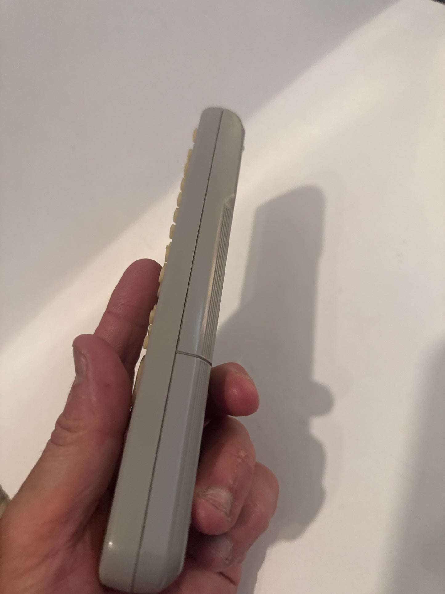 Close-up of Sony RMT-V402B video remote buttons
