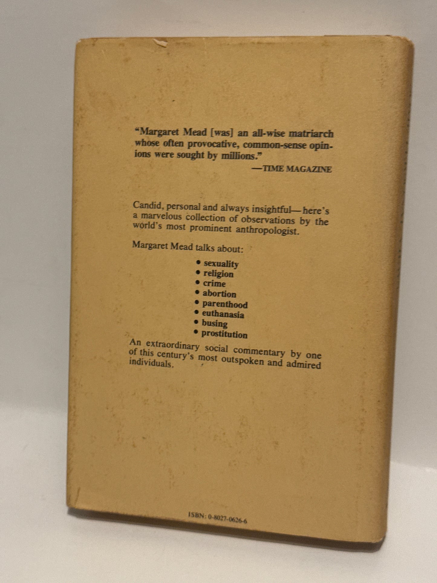 Margaret Mead: Some Personal Views - Insightful Anthology