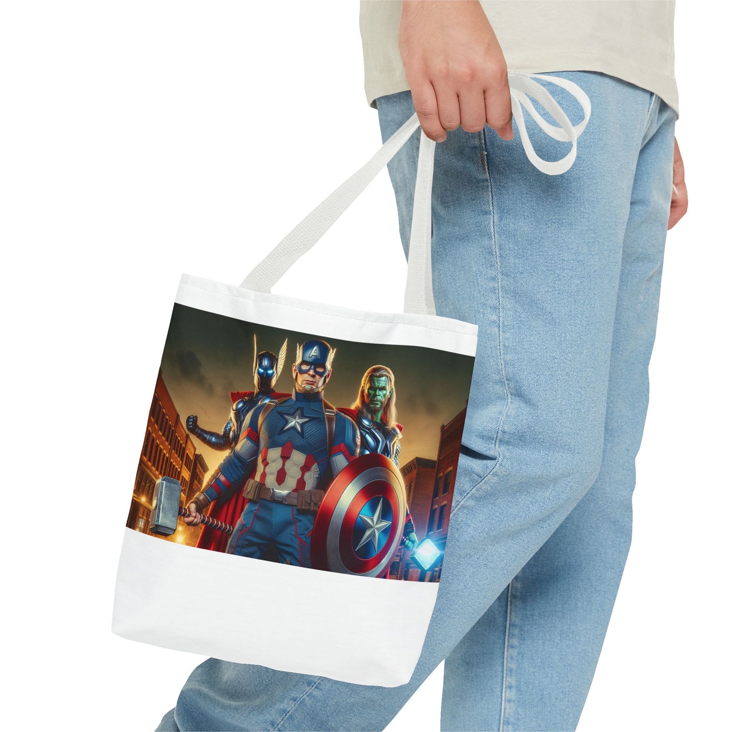 Marvel Avengers Tote Bag - Captain America, Thor, Loki