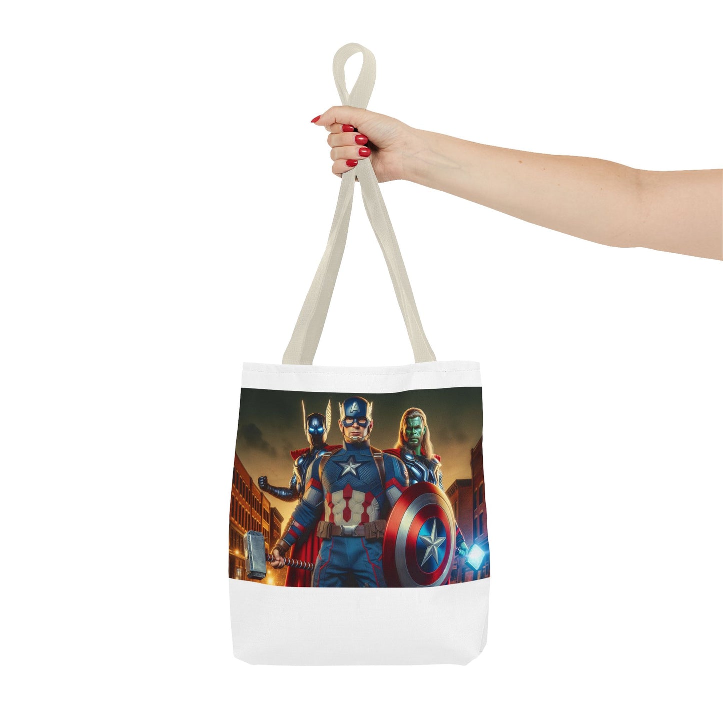 Marvel Avengers Tote Bag - Captain America, Thor, Loki