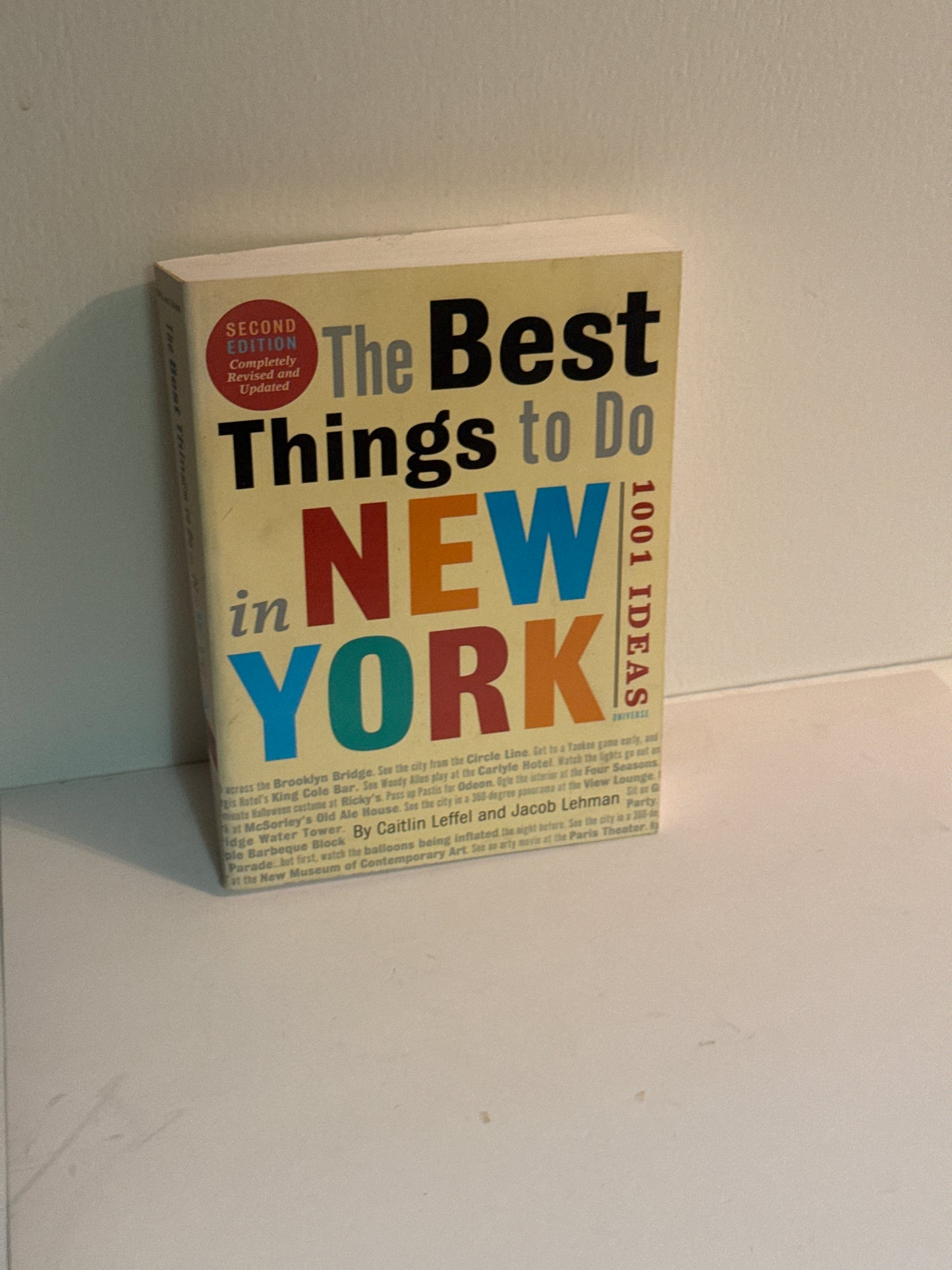 : "The Best Things to Do in New York, Second Edition: 1001 Ideas