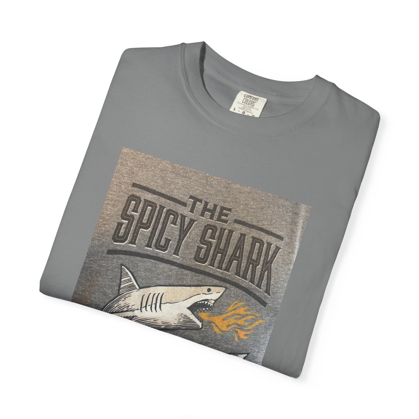 Spicy Shark Unisex T-Shirt | Relaxed Fit, Beachwear & BBQ Gift Idea
