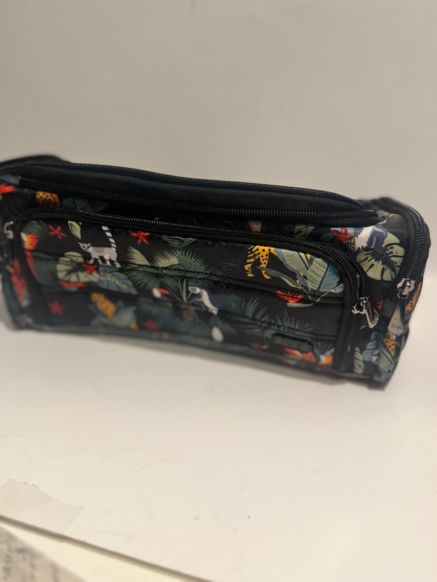 Lug Cosmetic Case Trolley—Wildlife Black for Stylish Organization