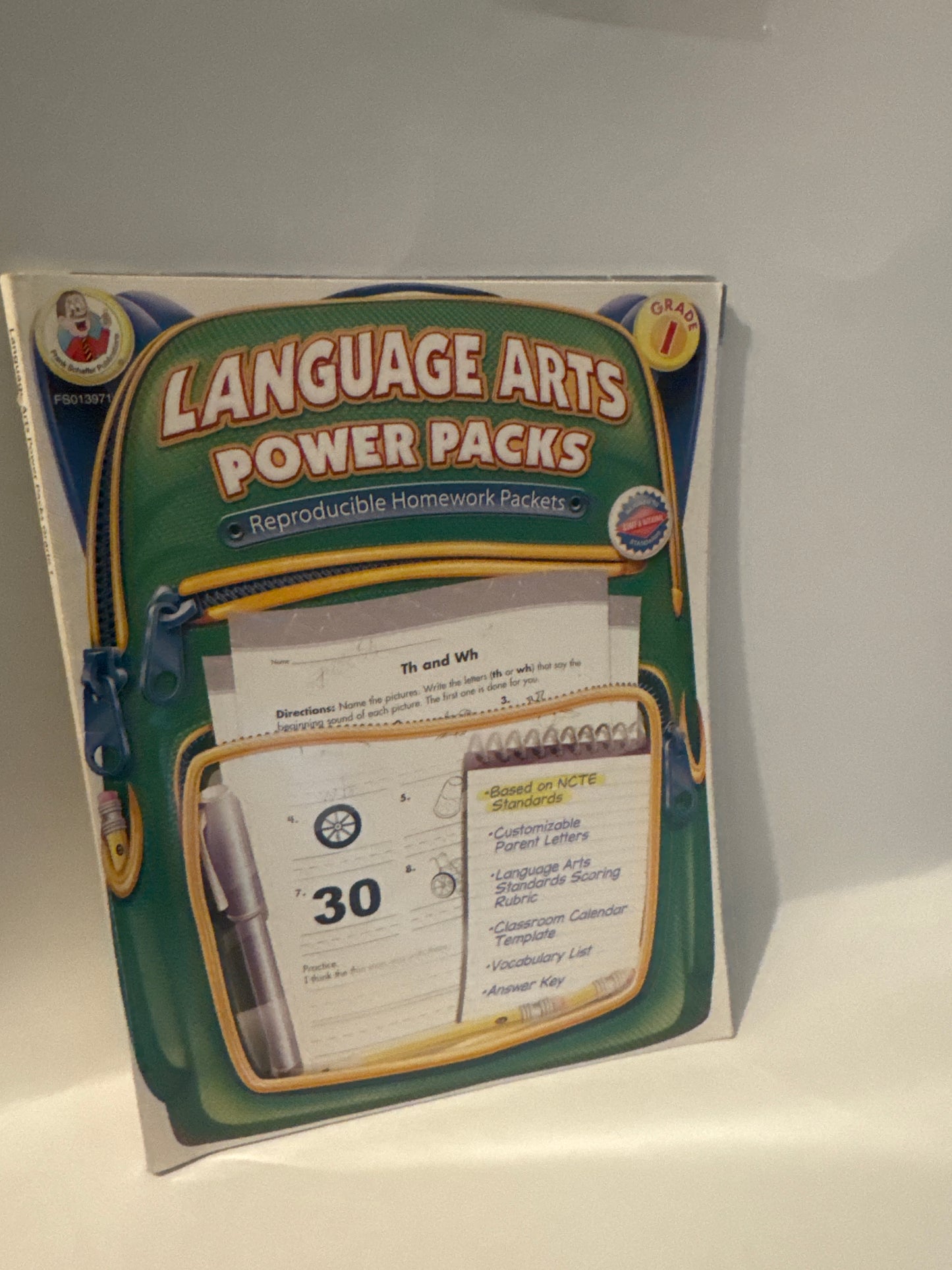 Grade 1 Language Arts Workbook School Specialty
