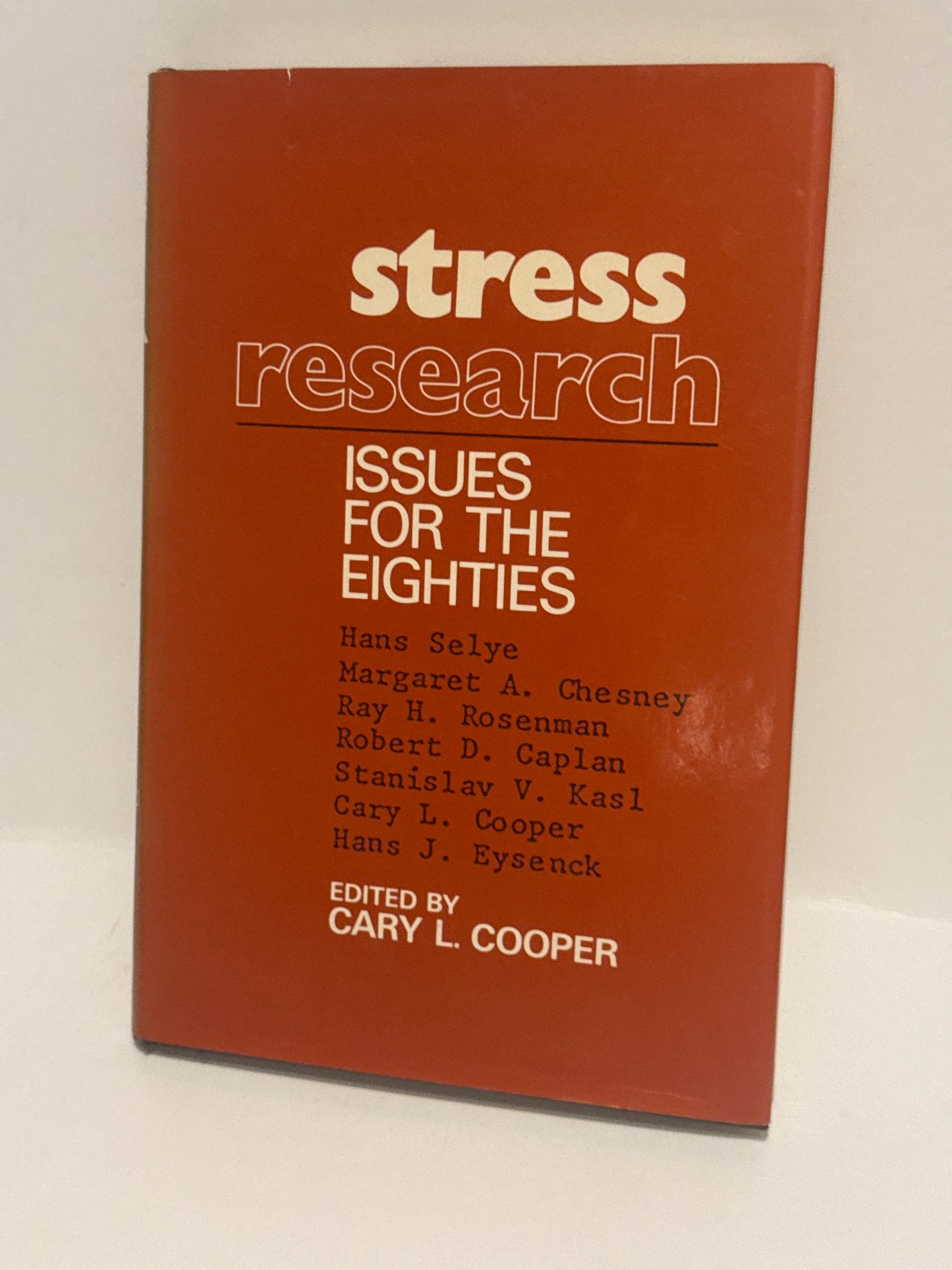 Stress research issues for the eighties