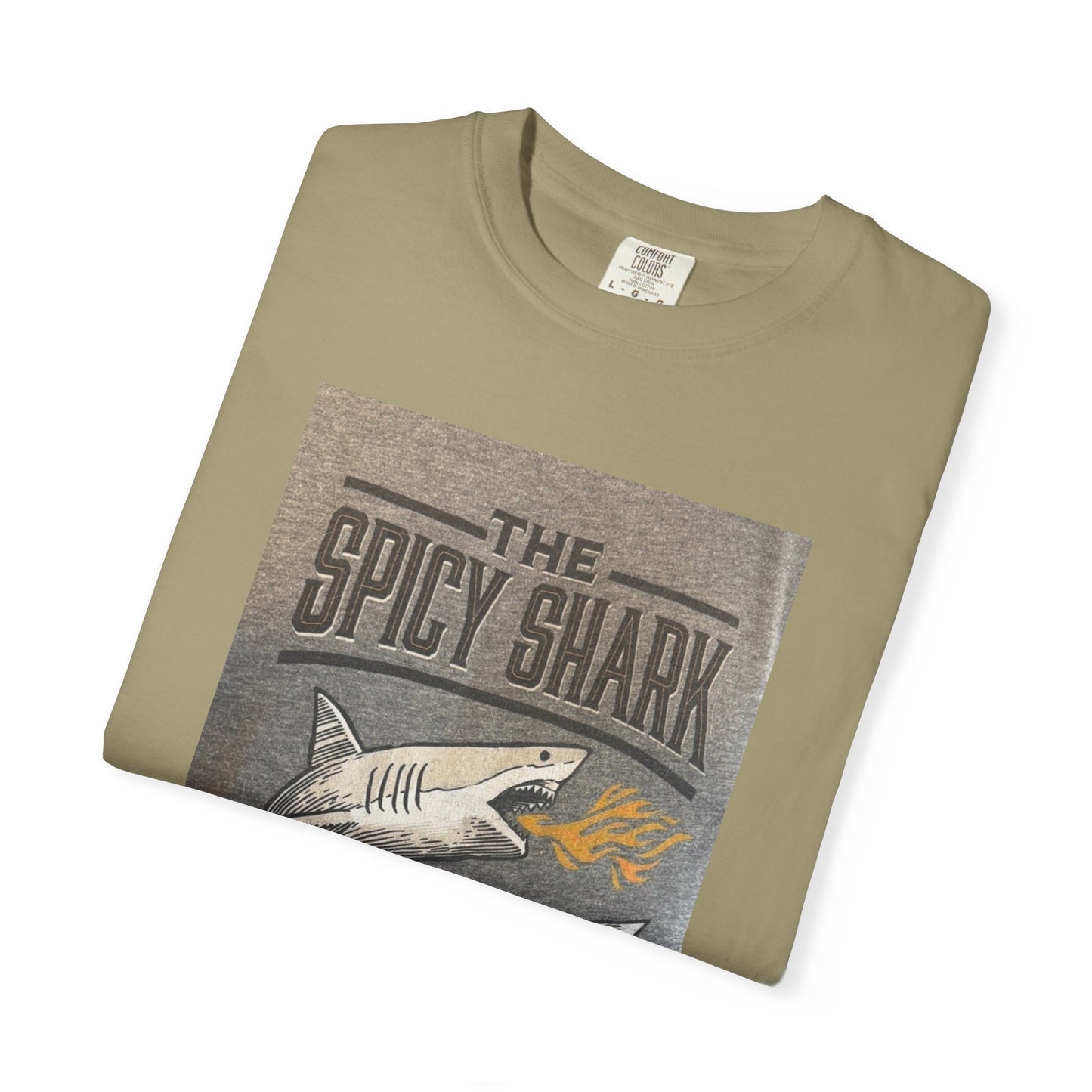 Spicy Shark Unisex T-Shirt | Relaxed Fit, Beachwear & BBQ Gift Idea