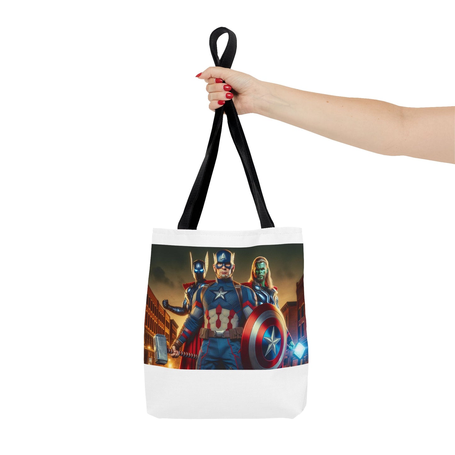 Marvel Avengers Tote Bag - Captain America, Thor, Loki