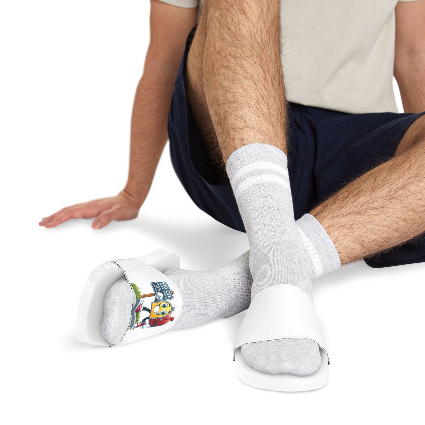 Sandals with Funny Mailbox Design - Men's