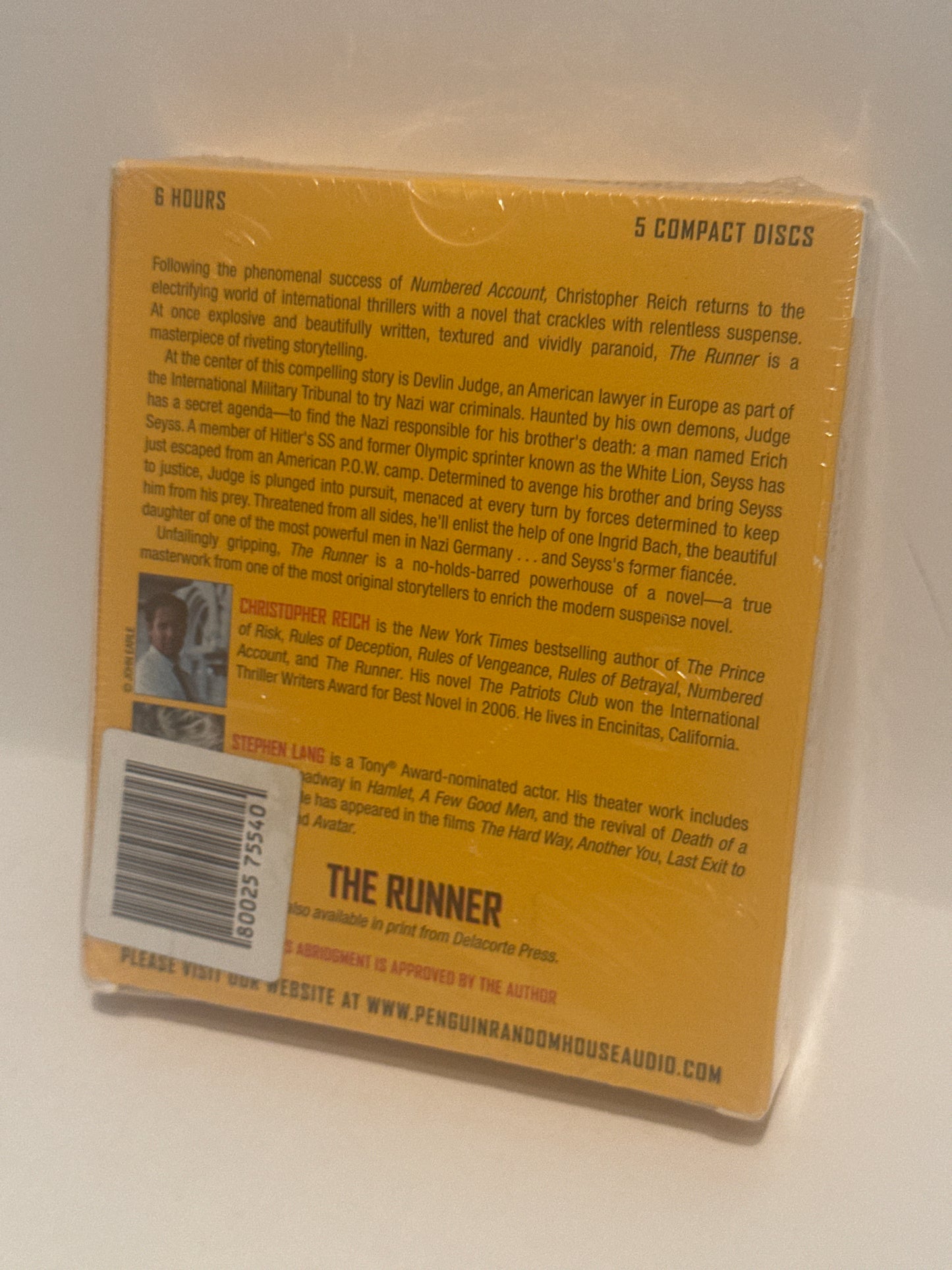 The runner Christopher reich