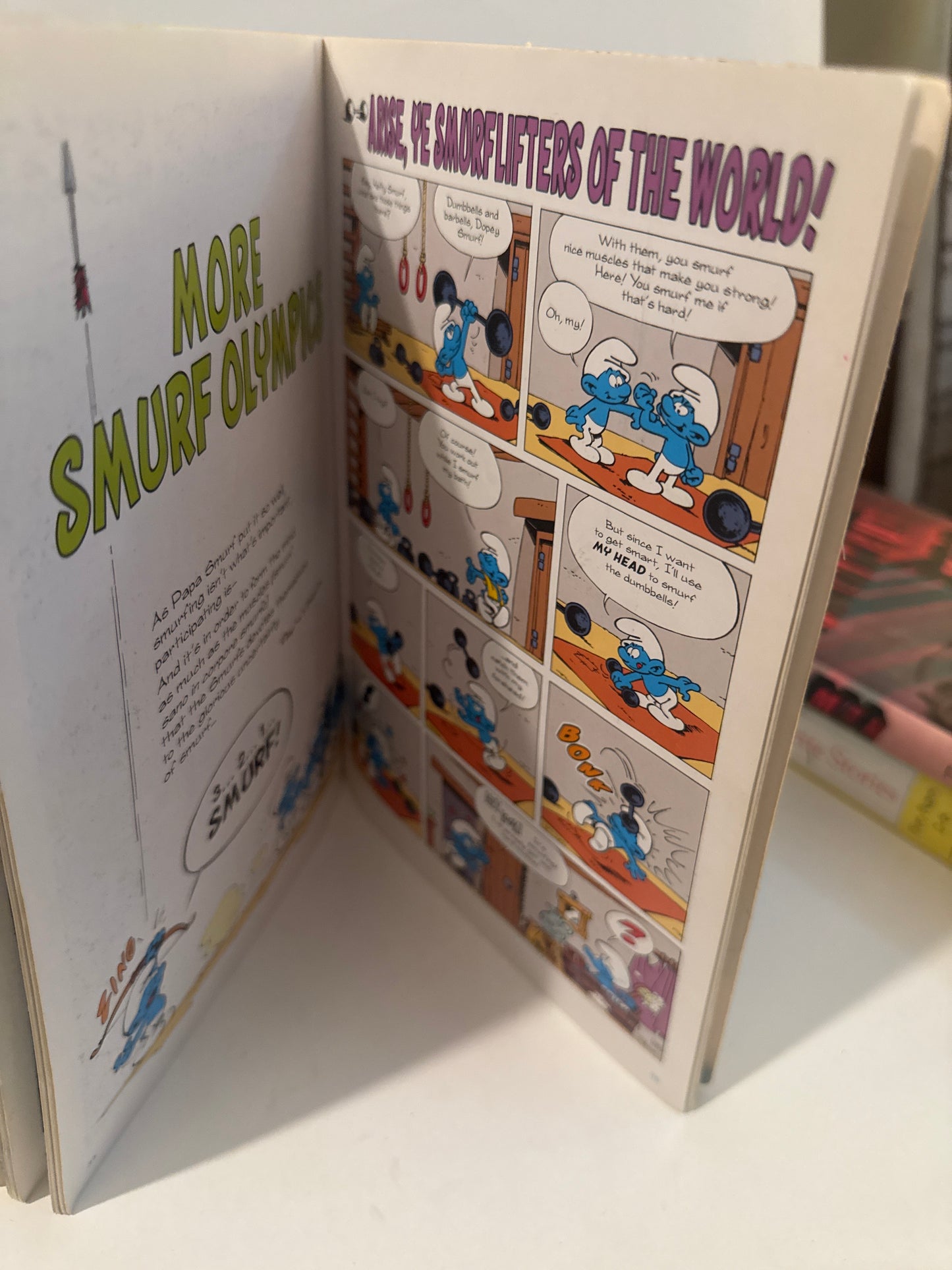 The Smurf Olympics Book Fun Kids Race Adventure