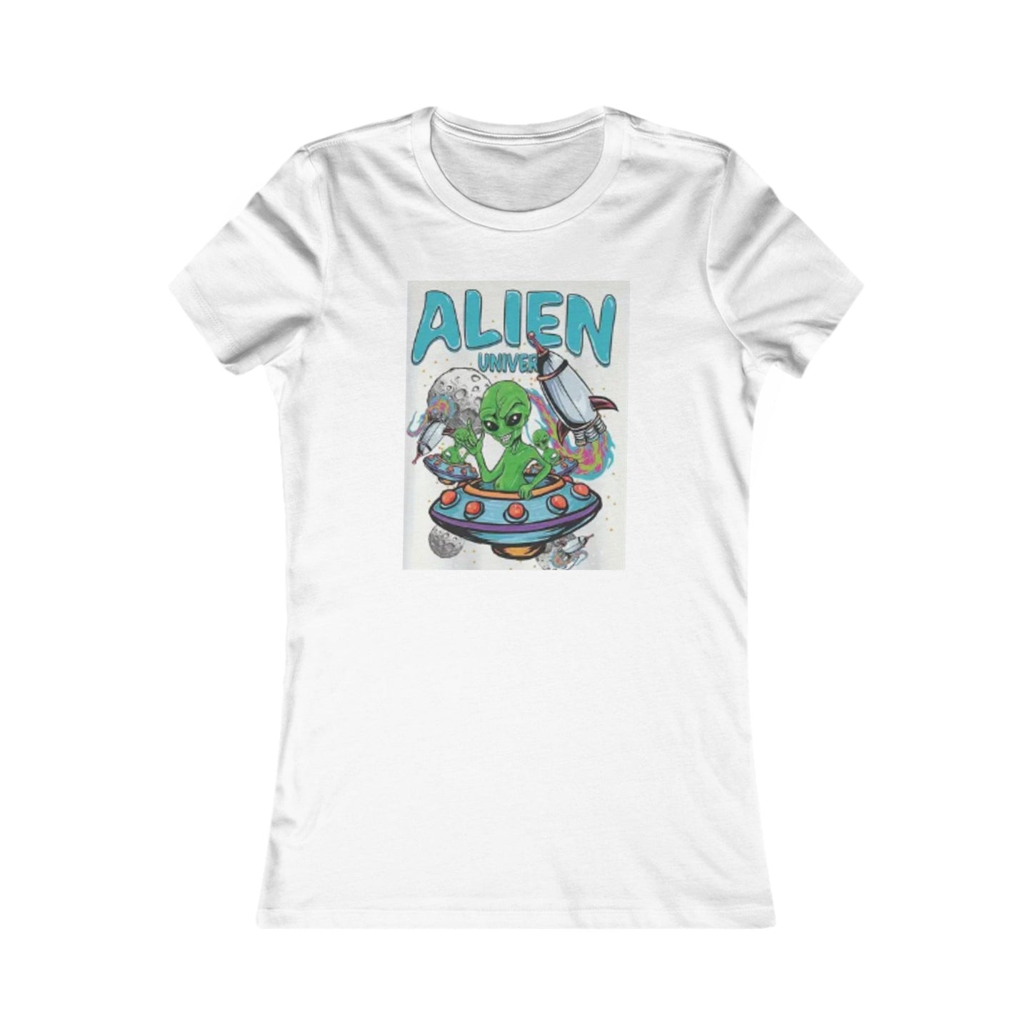Alien Universe Women's Favorite Tee - Fun & Quirky Graphic T-Shirt for Sci-Fi Lovers