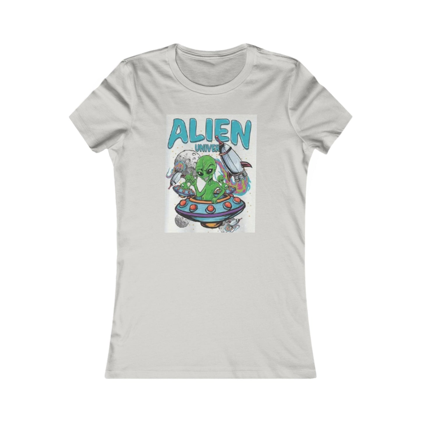 Alien Universe Women's Favorite Tee - Fun & Quirky Graphic T-Shirt for Sci-Fi Lovers