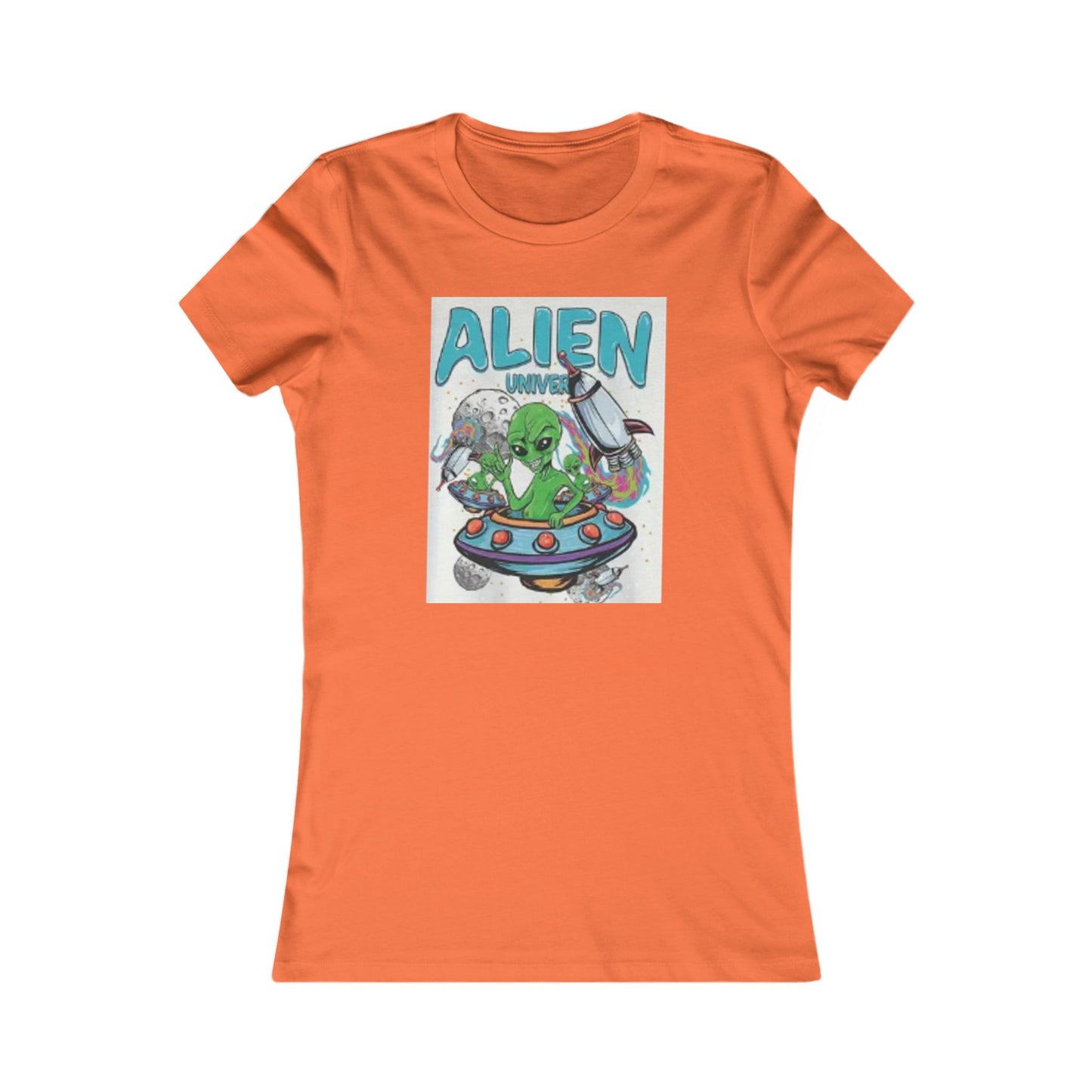 Alien Universe Women's Favorite Tee - Fun & Quirky Graphic T-Shirt for Sci-Fi Lovers