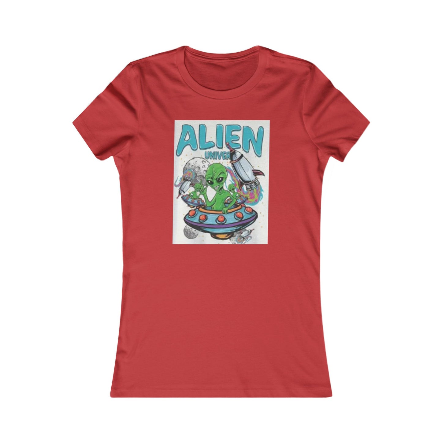 Alien Universe Women's Favorite Tee - Fun & Quirky Graphic T-Shirt for Sci-Fi Lovers