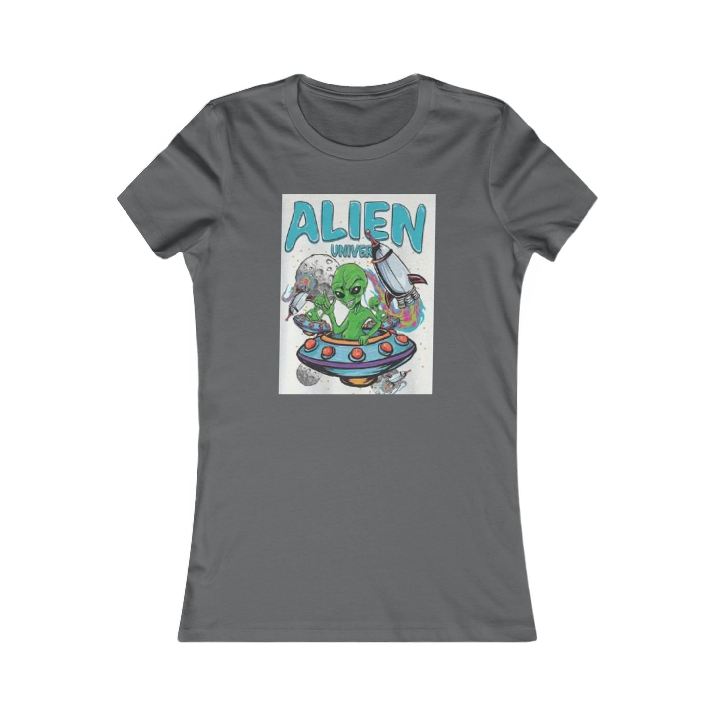 Alien Universe Women's Favorite Tee - Fun & Quirky Graphic T-Shirt for Sci-Fi Lovers