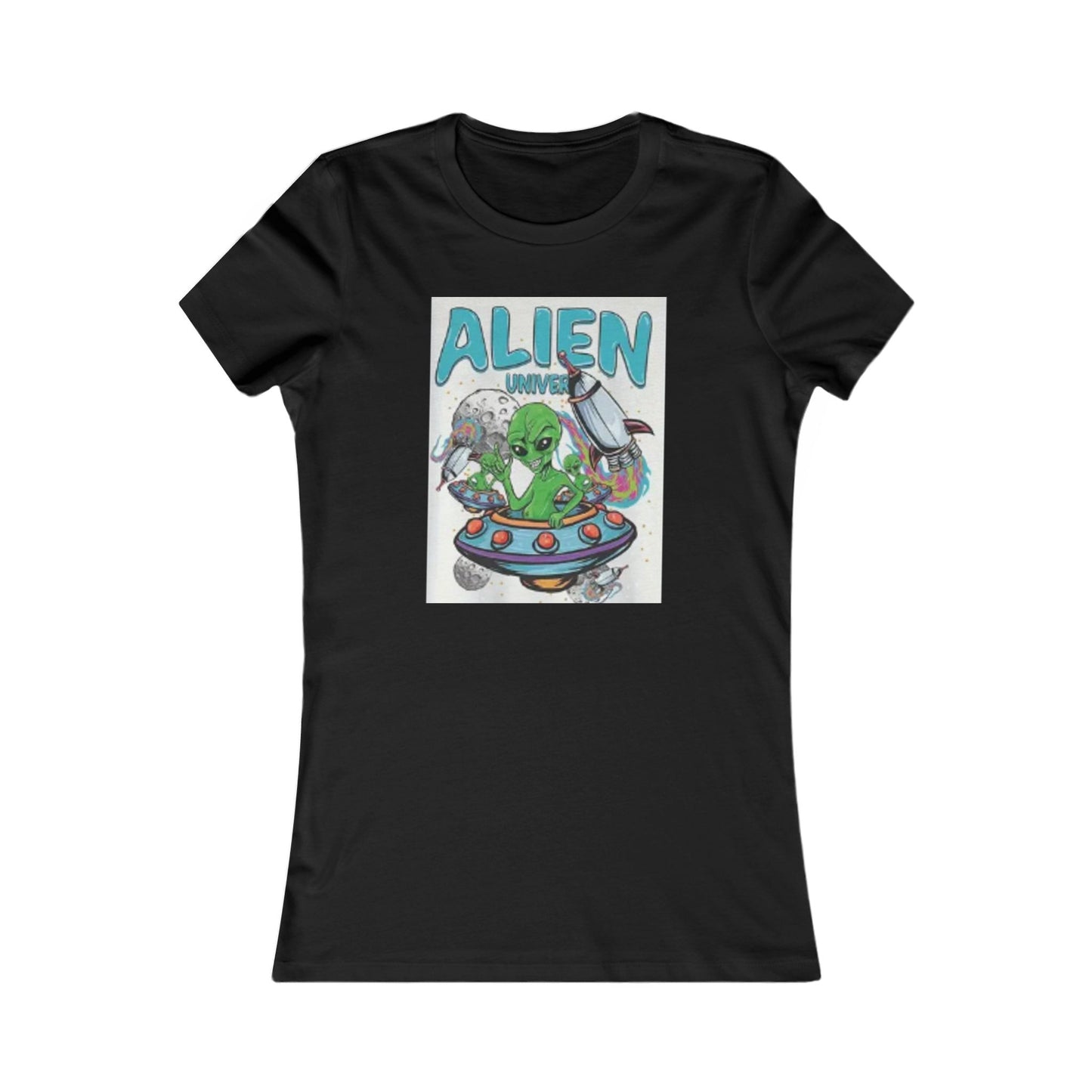 Alien Universe Women's Favorite Tee - Fun & Quirky Graphic T-Shirt for Sci-Fi Lovers