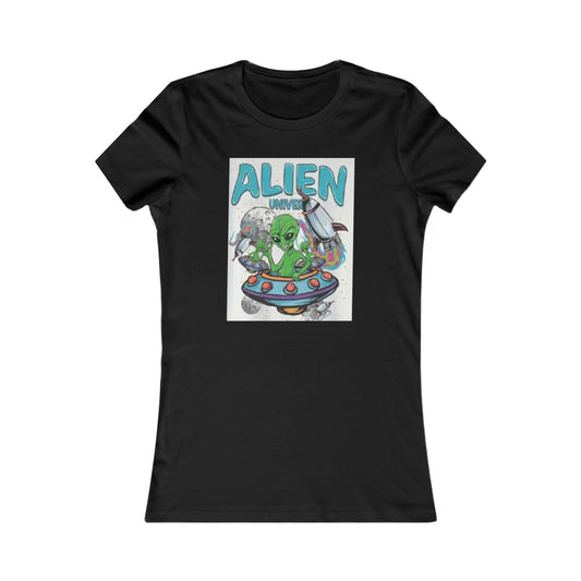 Alien Universe Women's Favorite Tee - Fun & Quirky Graphic T-Shirt for Sci-Fi Lovers