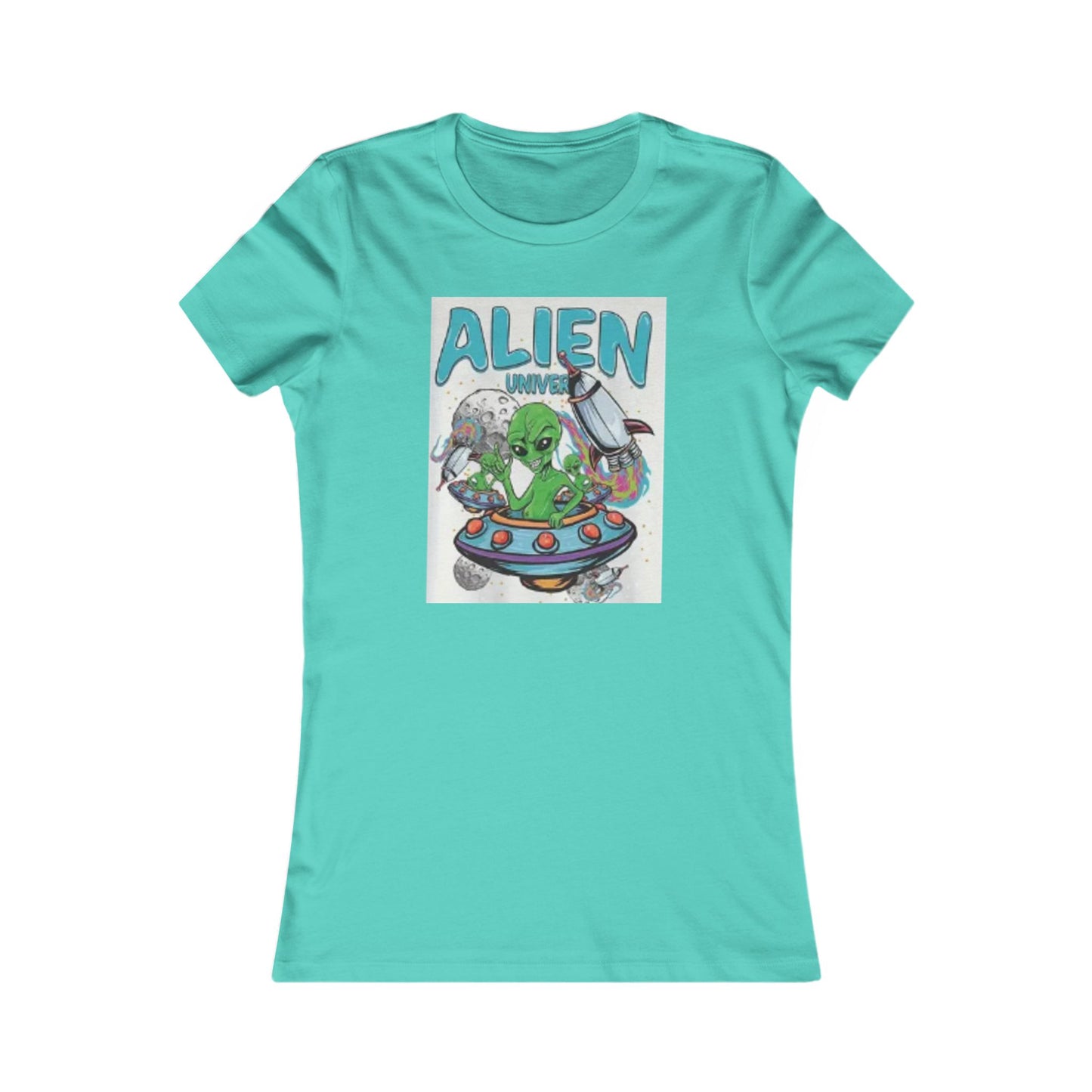 Alien Universe Women's Favorite Tee - Fun & Quirky Graphic T-Shirt for Sci-Fi Lovers