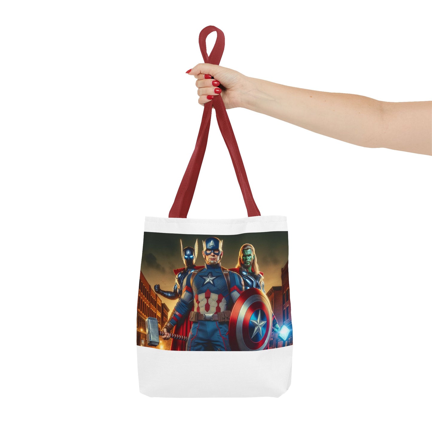 Marvel Avengers Tote Bag - Captain America, Thor, Loki