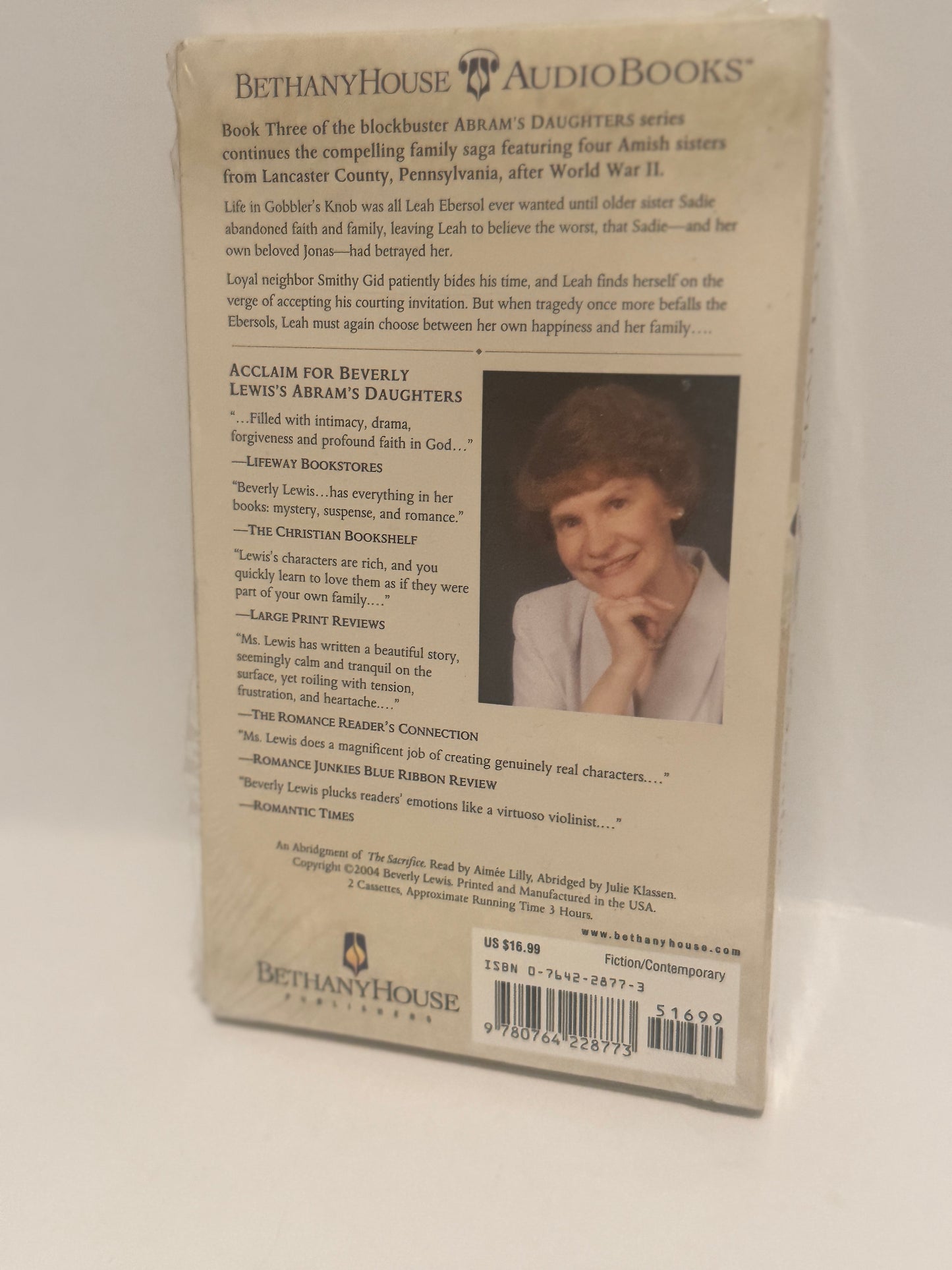 Beverly Lewis, the sacrifice