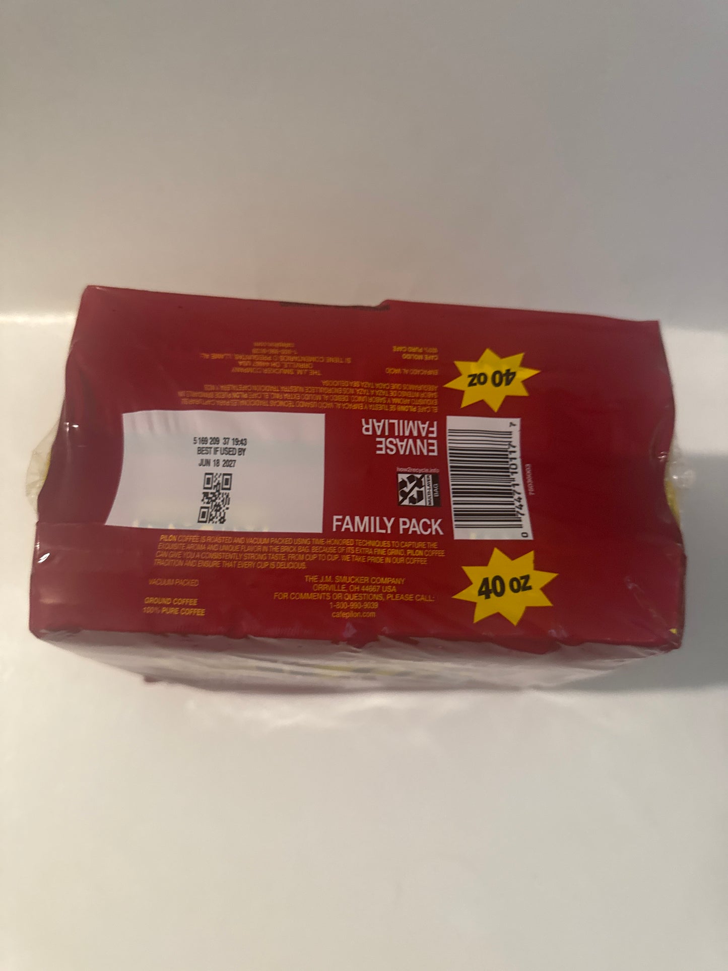 Cafe Pilon Bold Espresso Coffee – Latin Flavor, 10oz Brick
