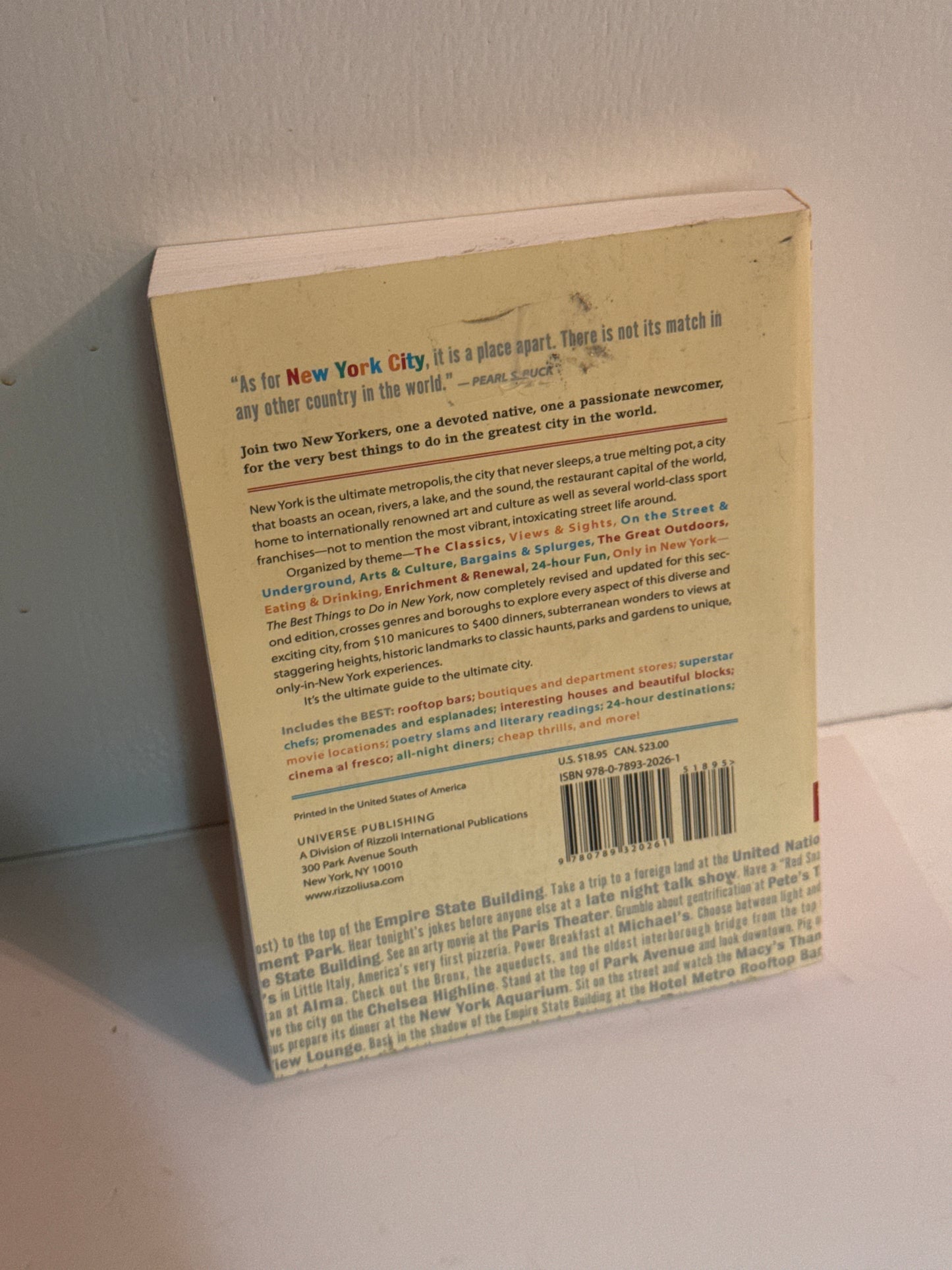 : "The Best Things to Do in New York, Second Edition: 1001 Ideas