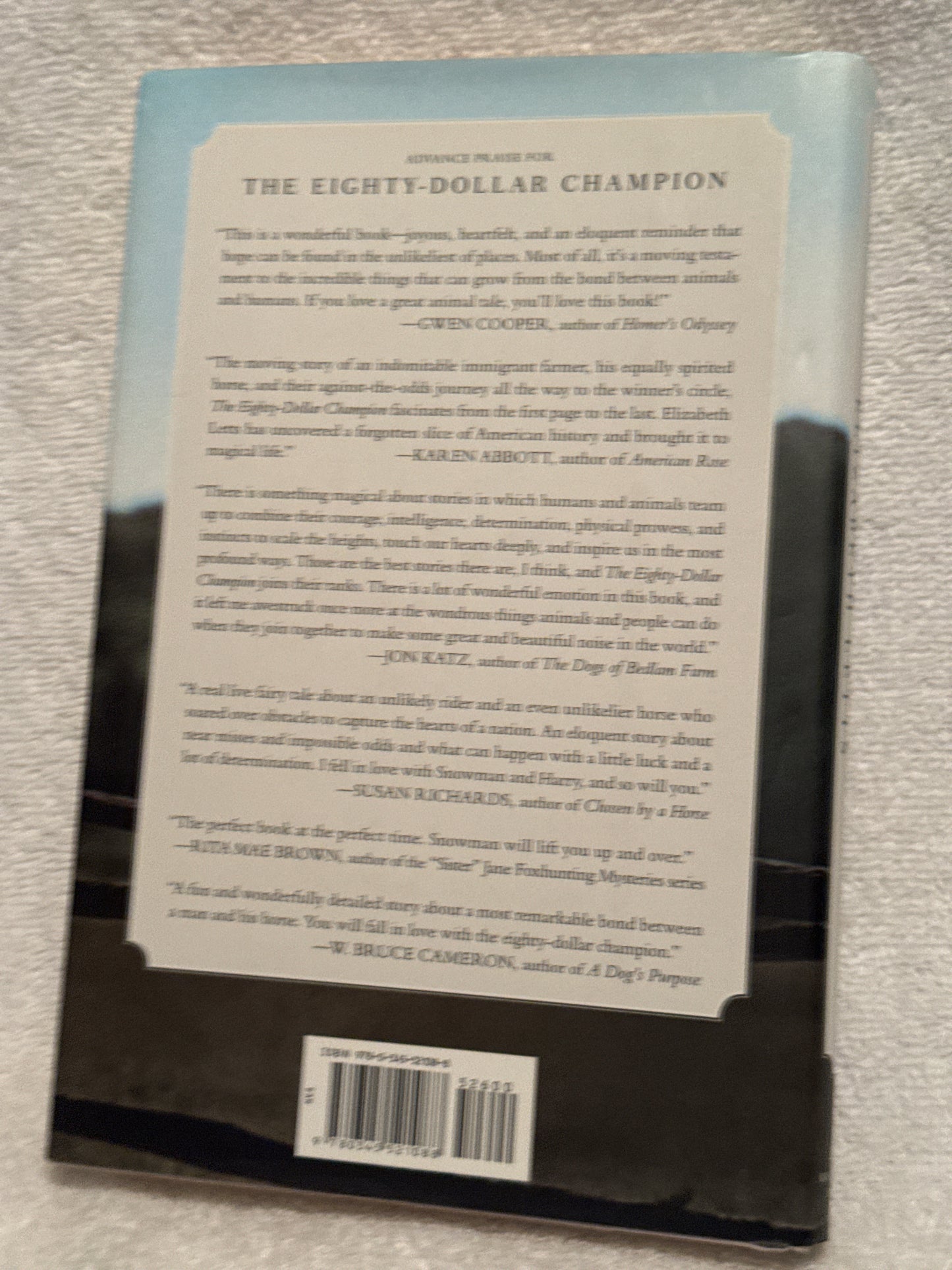 The Eighty-Dollar Champion by Elizabeth Letts - Hardcover | New York Times Bestseller