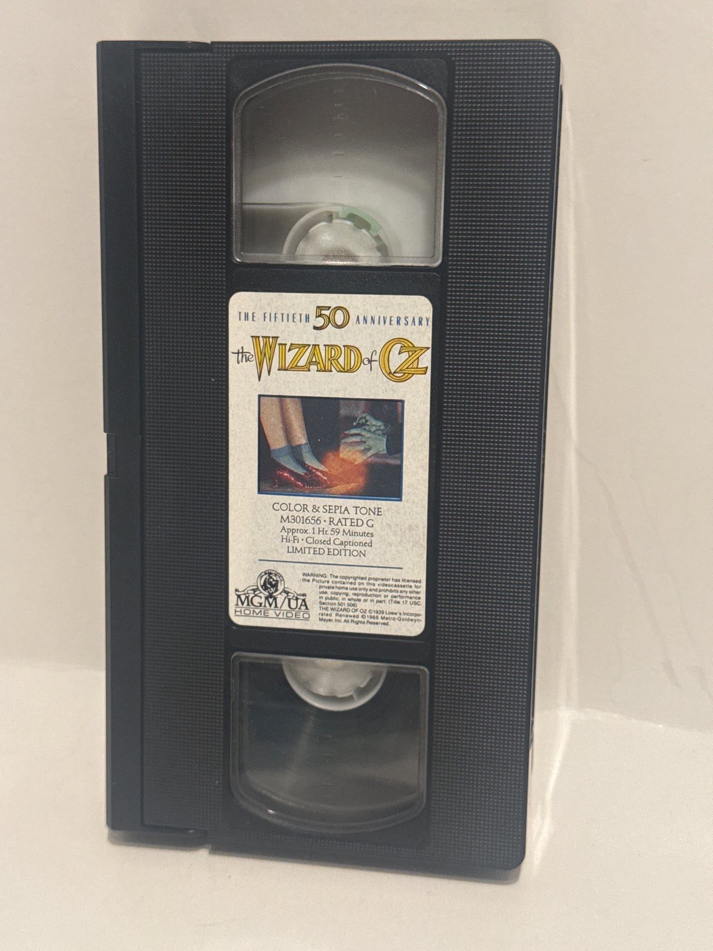 The Wizard of Oz 50th Anniversary VHS – Collector’s Edition Rare