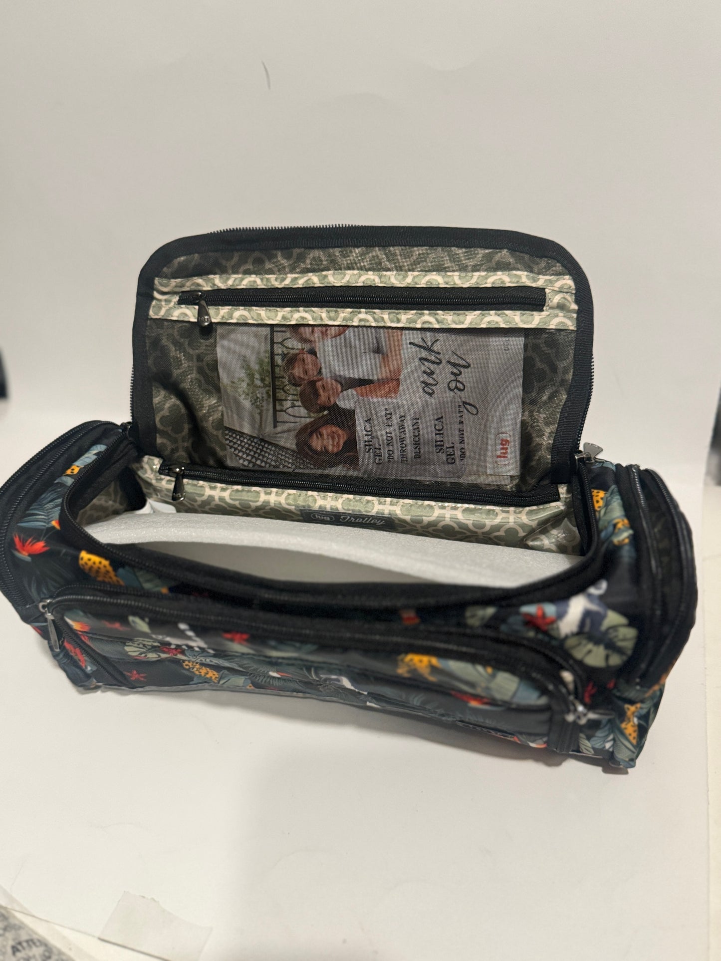 Lug Cosmetic Case Trolley—Wildlife Black for Stylish Organization