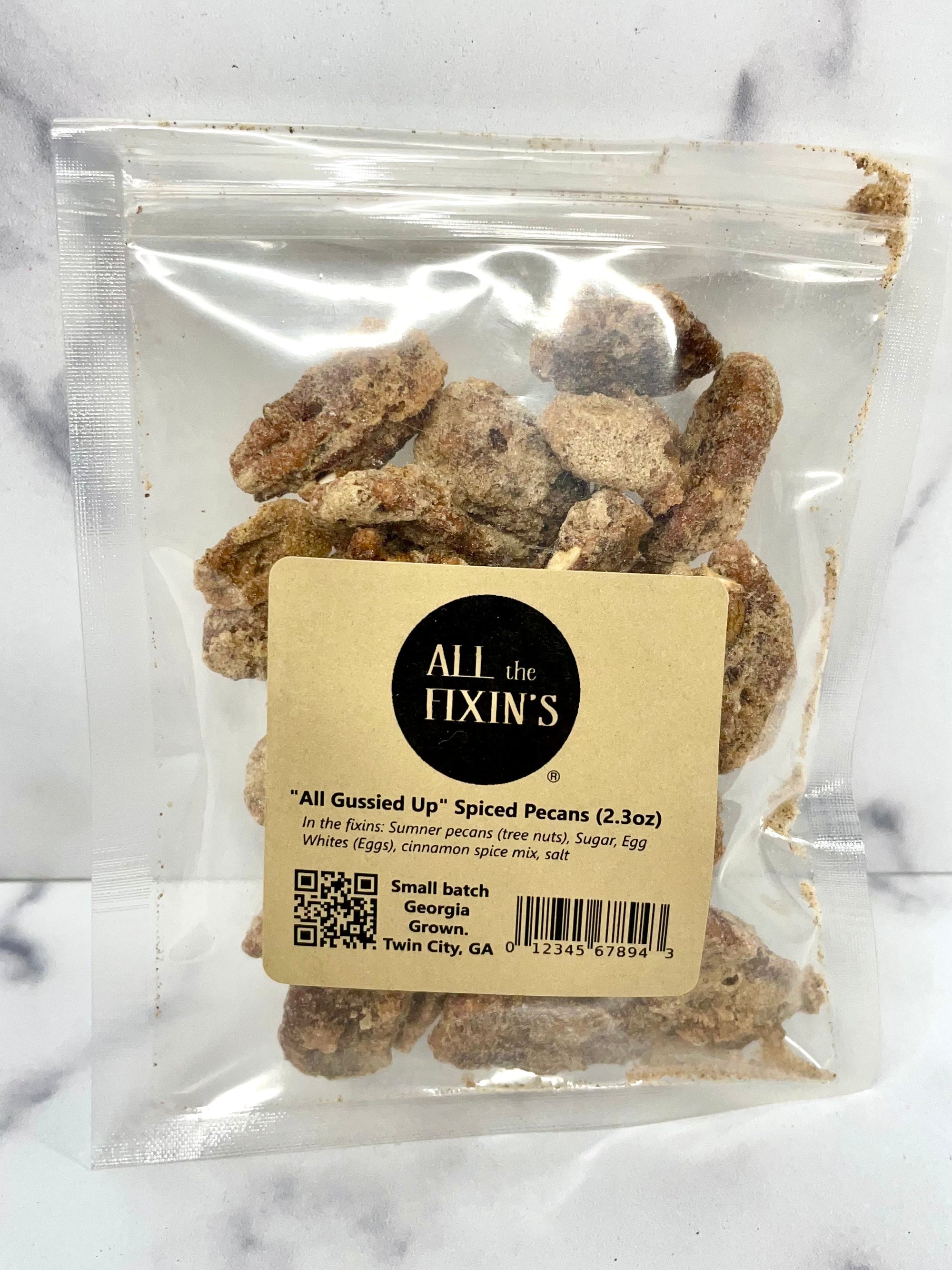Corporate gift box with All Gussied Up gourmet spiced pecans, Philly-made Southern flavor