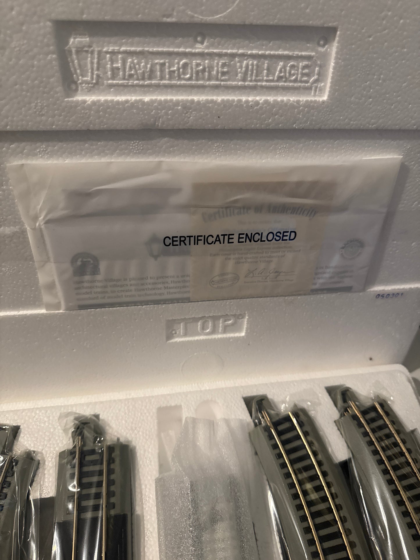 Eagles Train Set - Hawthorne Village Collector’s Item