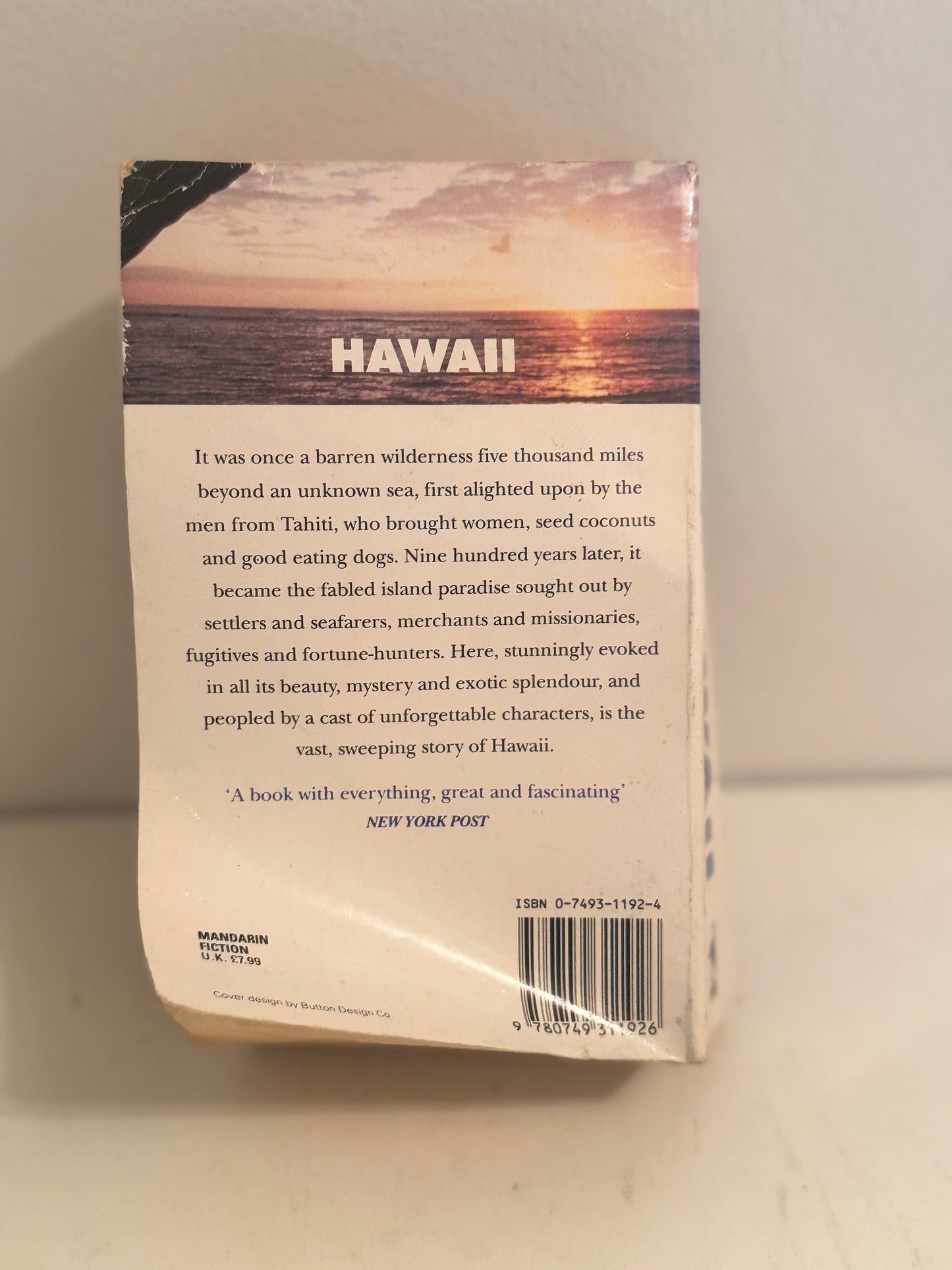 Hawaii by James A Michener