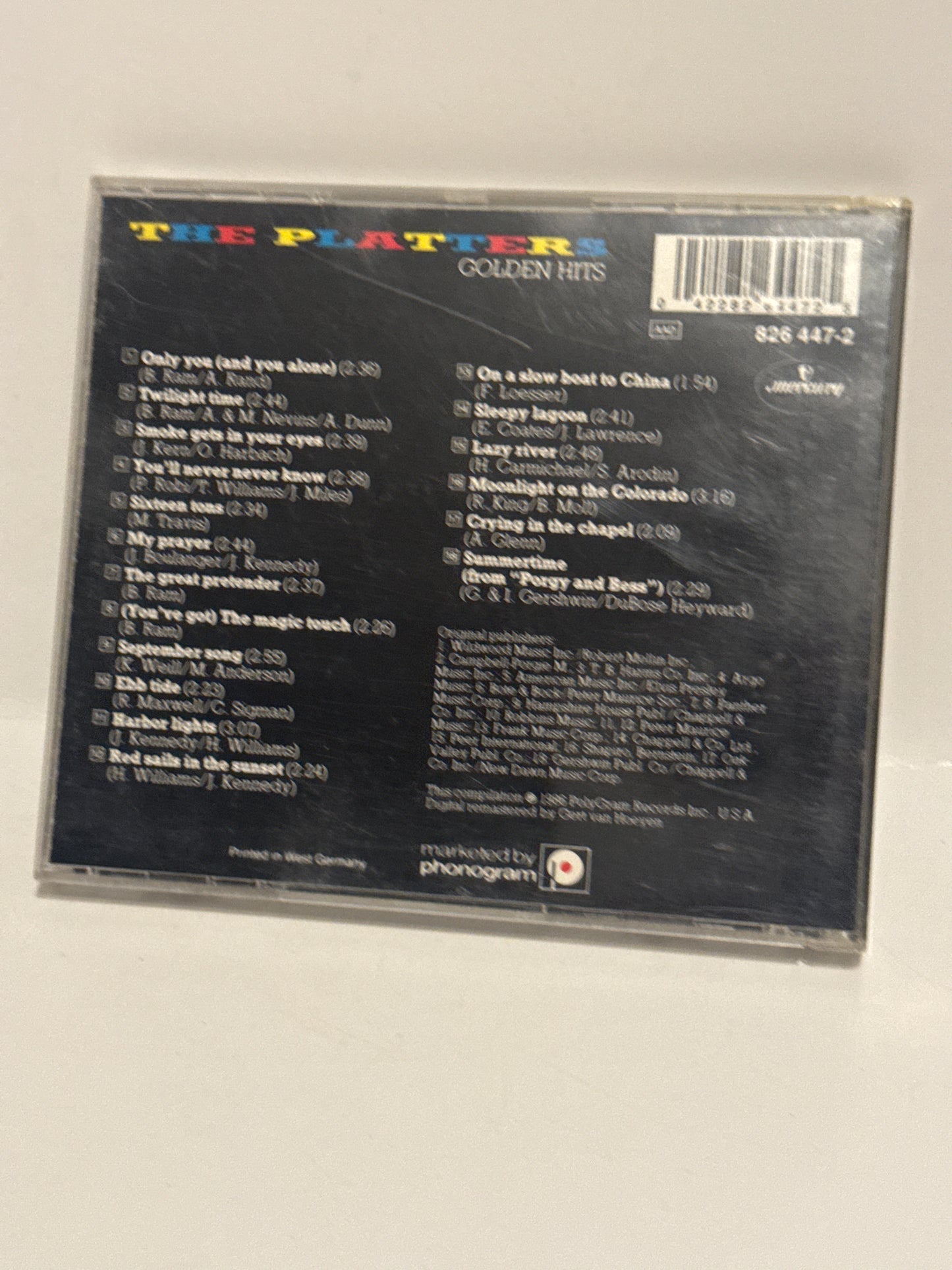 The Platters Golden Hits Music CD - Classic Collection for Music Lovers