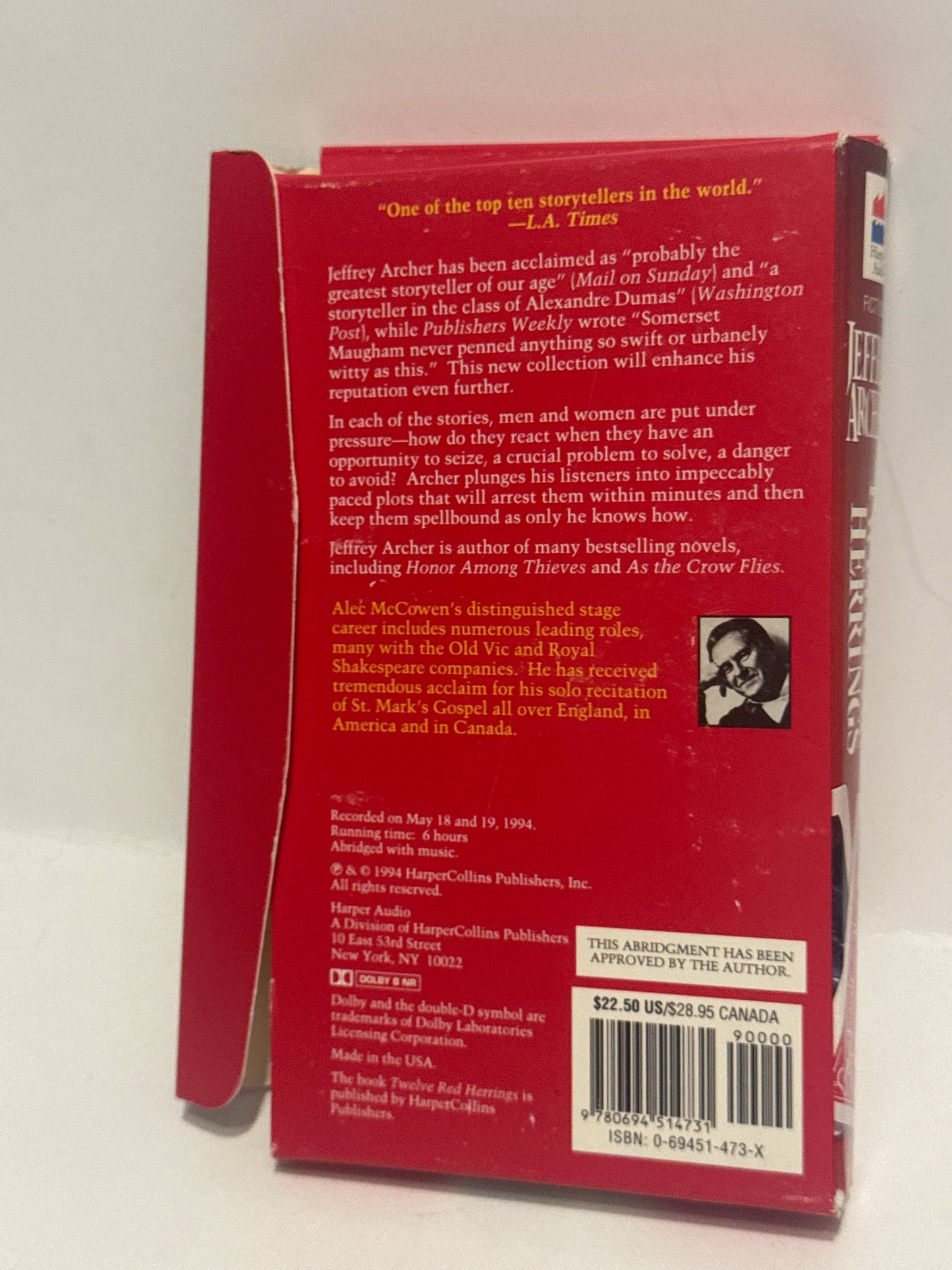 Twelve Red Herrings Audio Book by Jeffrey Archer