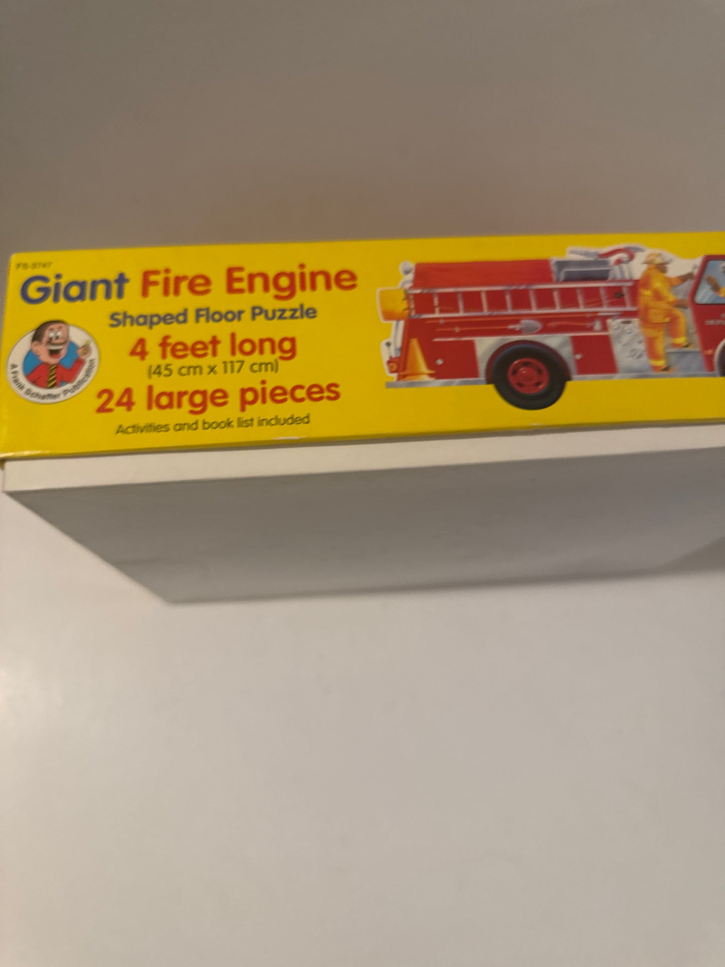 Giant Fire Truck Puzzle – 4ft Floor Fun Toy for Kids