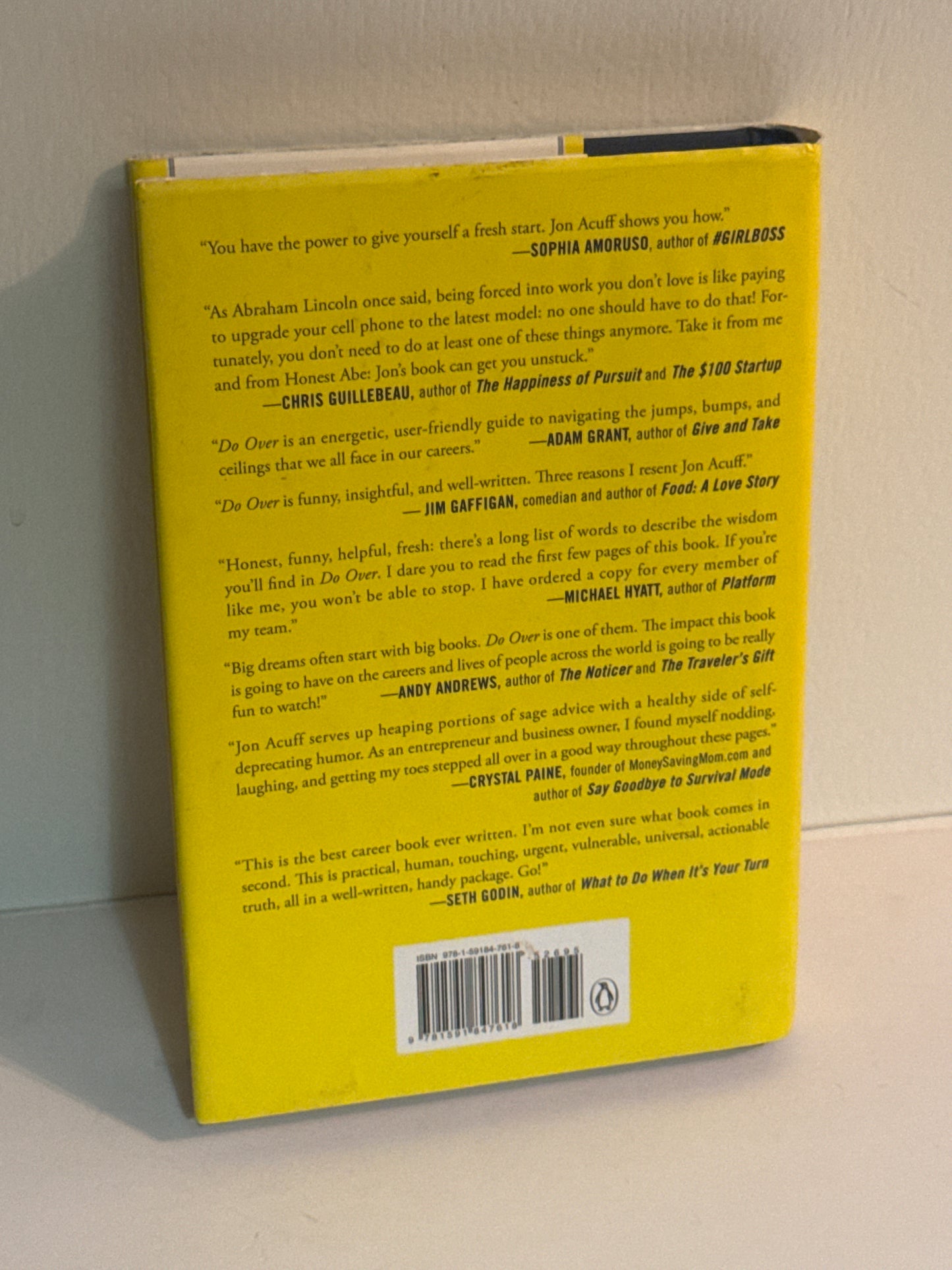 Do Over by Jon Acuff | Hardcover | Career Advice Book