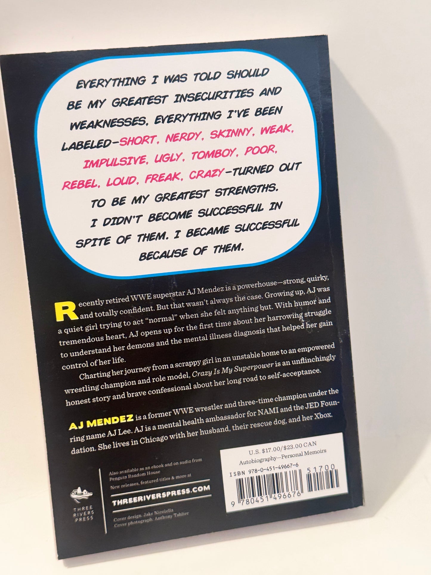 Crazy Is My Superpower – AJ Lee’s WWE Memoir & Mental Fight