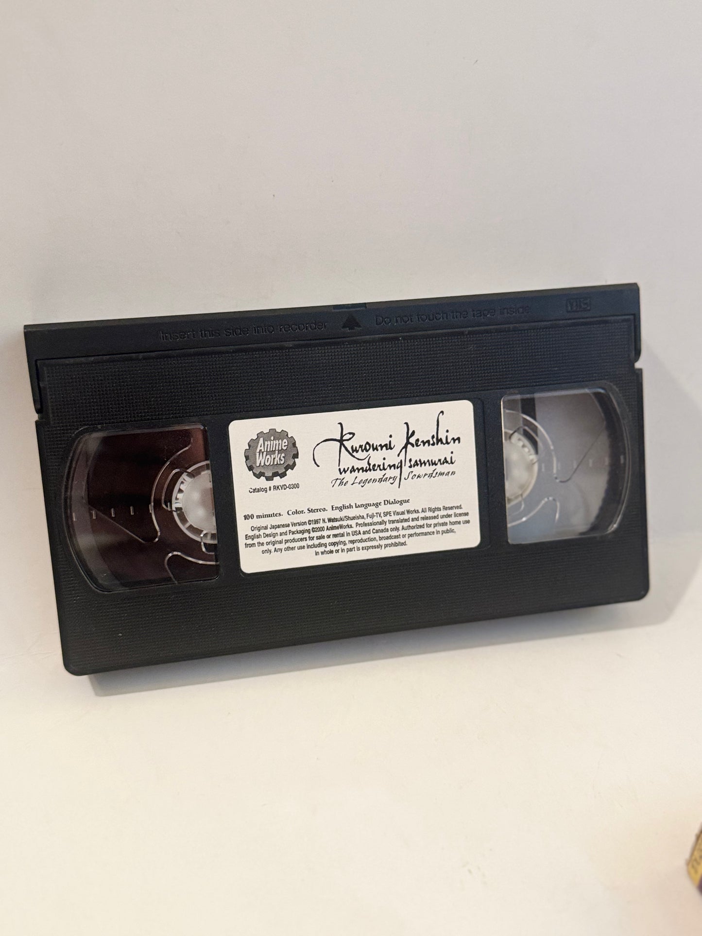 Rurouni Kenshin VHS – Dubbed – Retro Samurai Anime